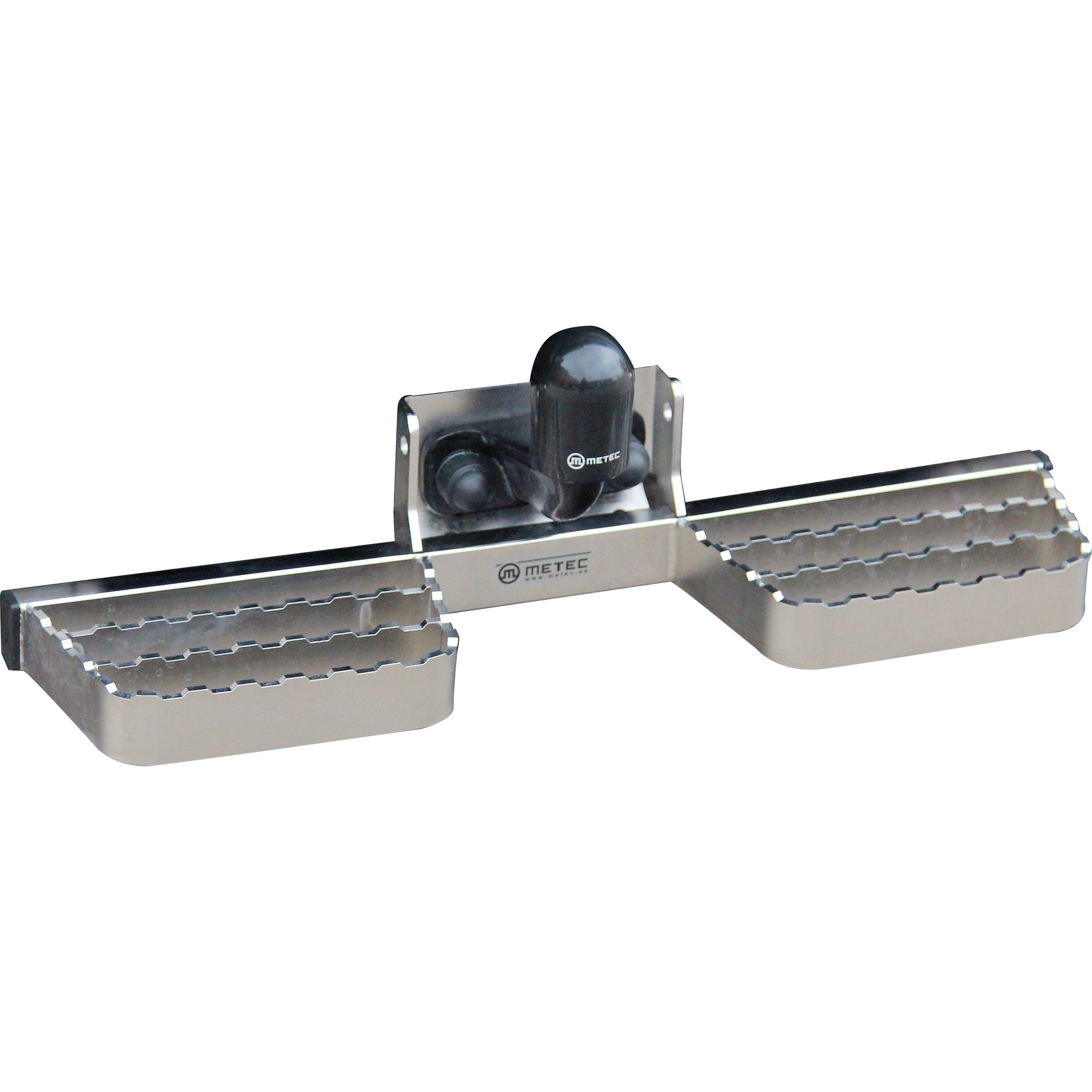 Step for hitch, stainless steel, (2x) 230 x 140 mm