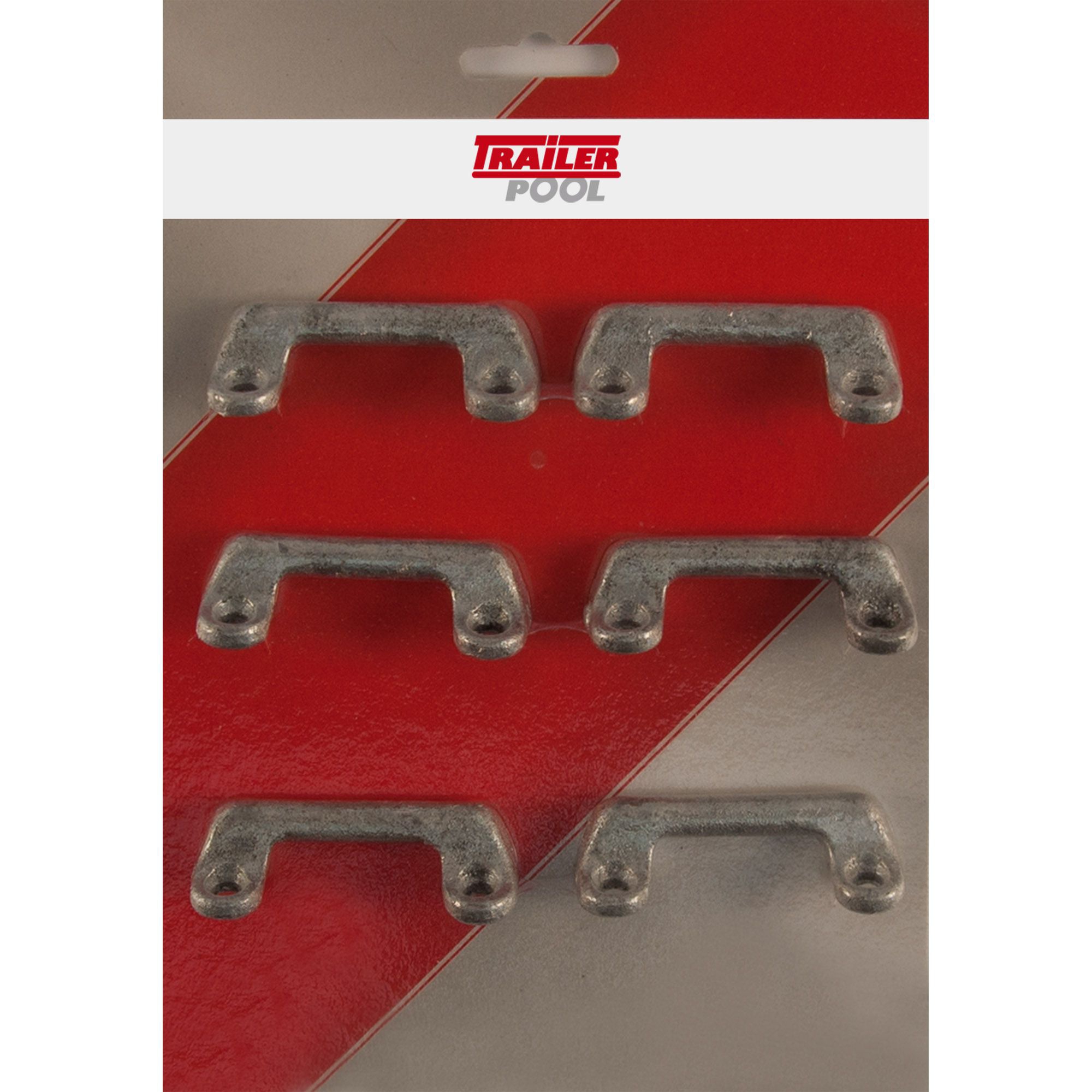 Set of 6 Door-holding clamps, galvanised Set of 6 Door-holding clamps, galvanised