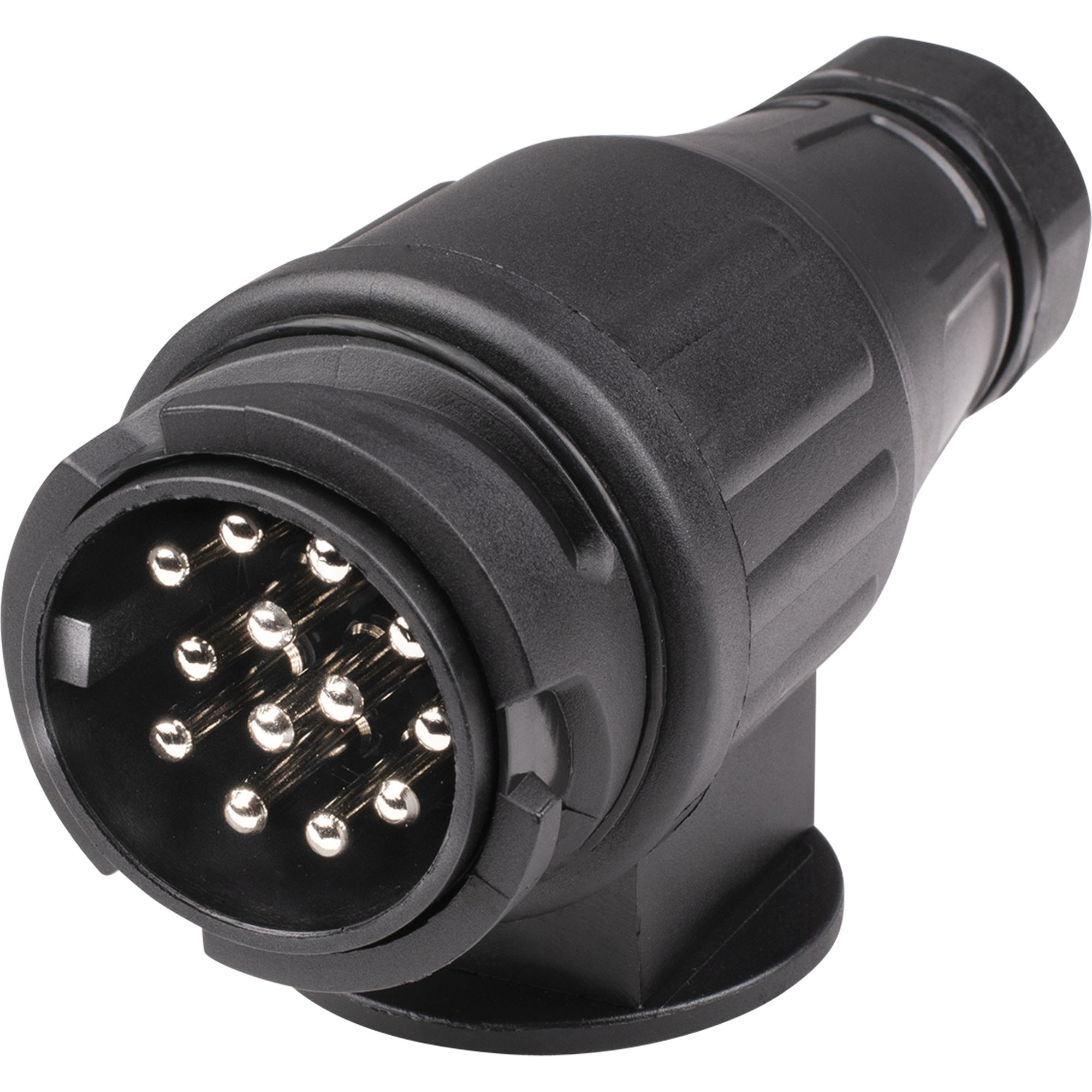 Plug 13-pin, 12V, Plastic, Pivoting