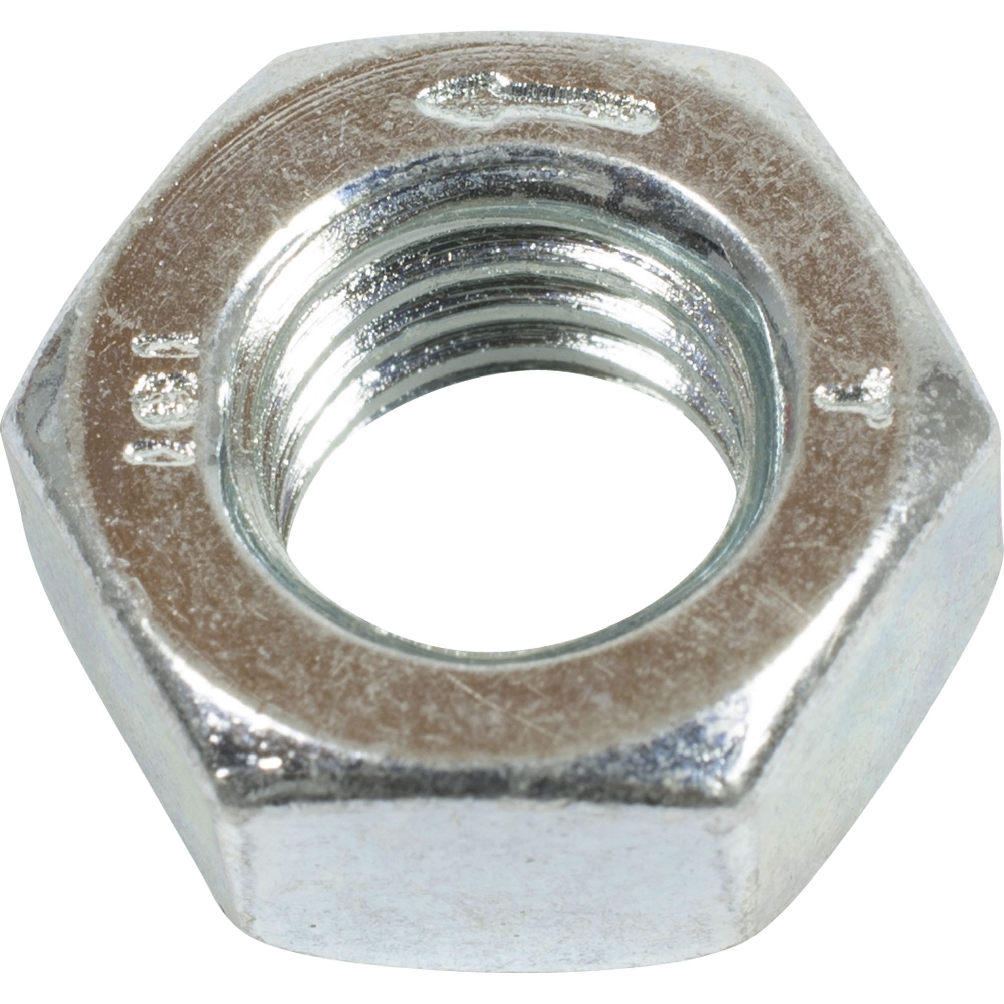 Nut, DIN934, M8, left-hand thread, galvanized