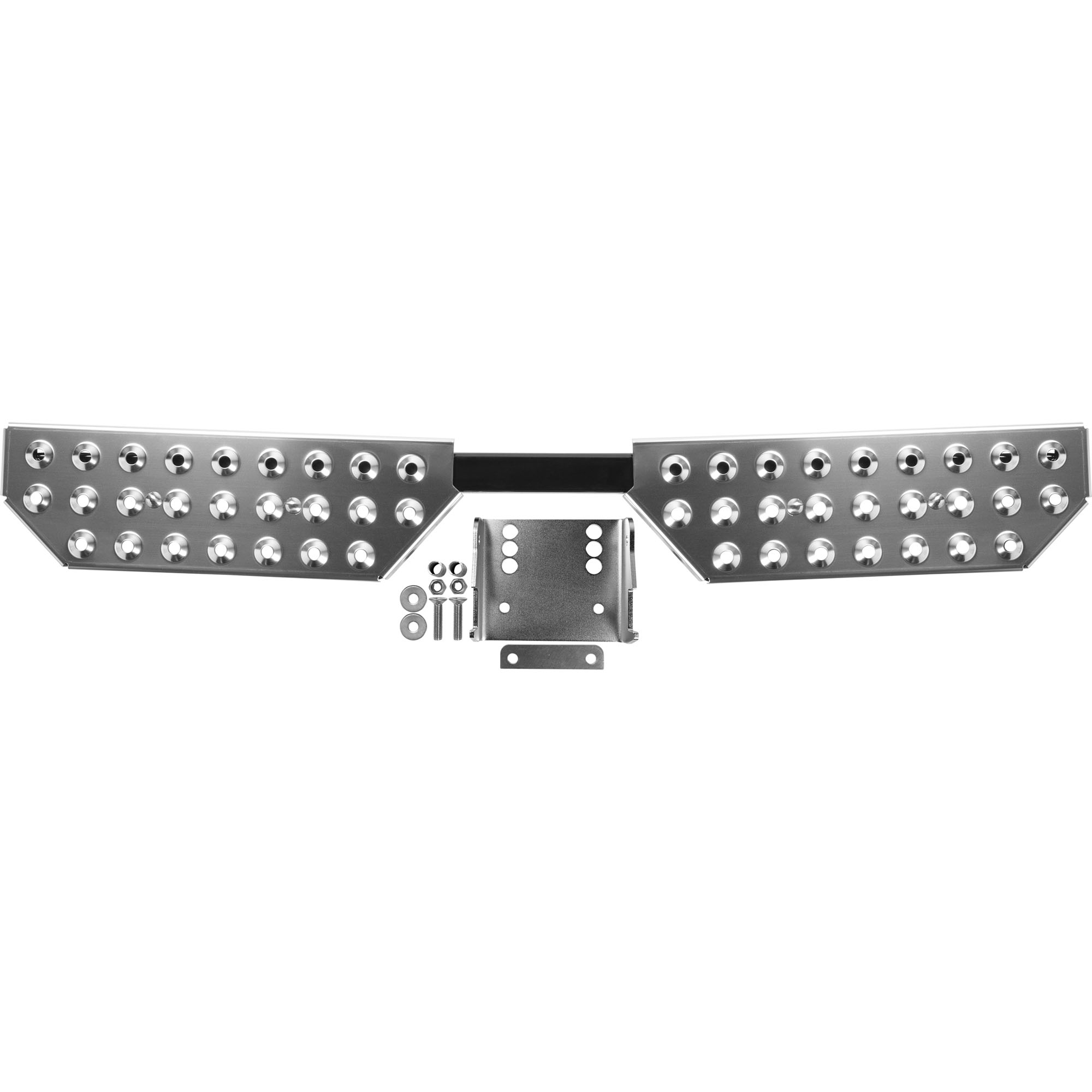 Step for hitch, stainless steel, width 1140 mm