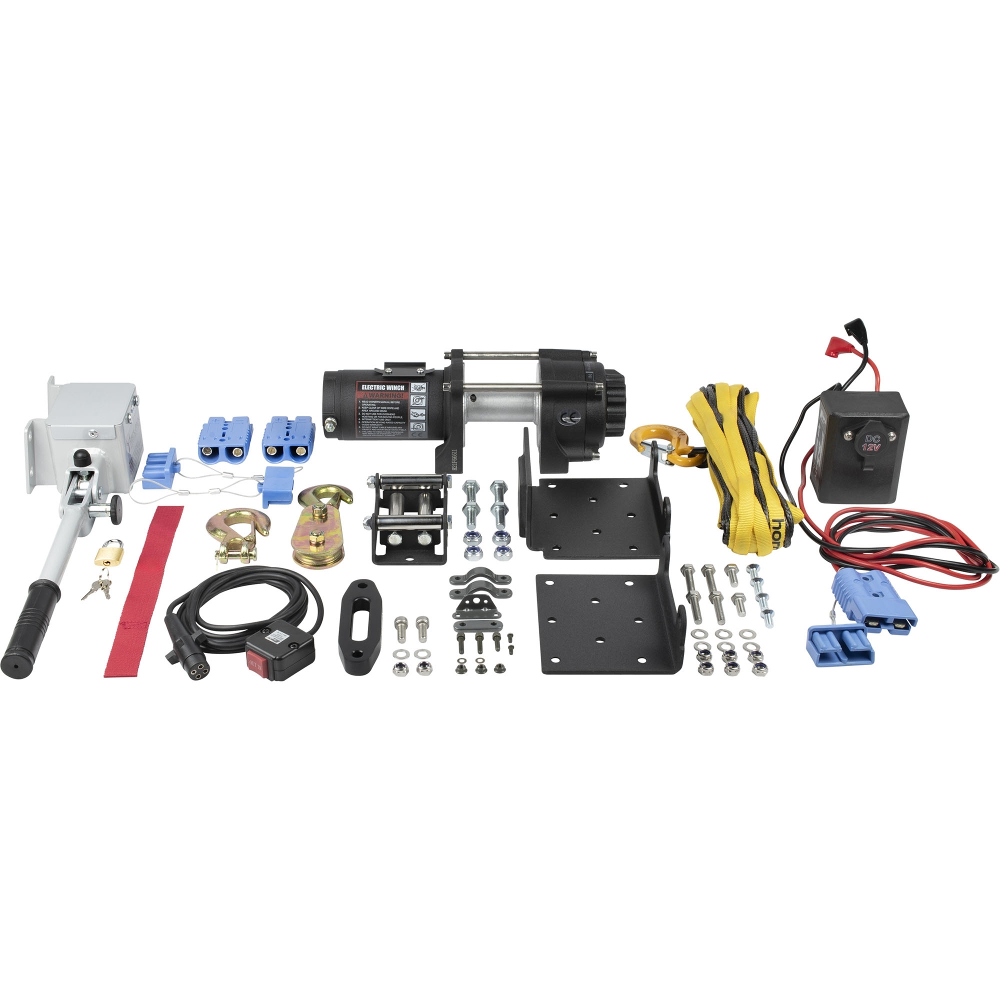 Winch Gamma, 12 V, Tensile Force 1600 kg