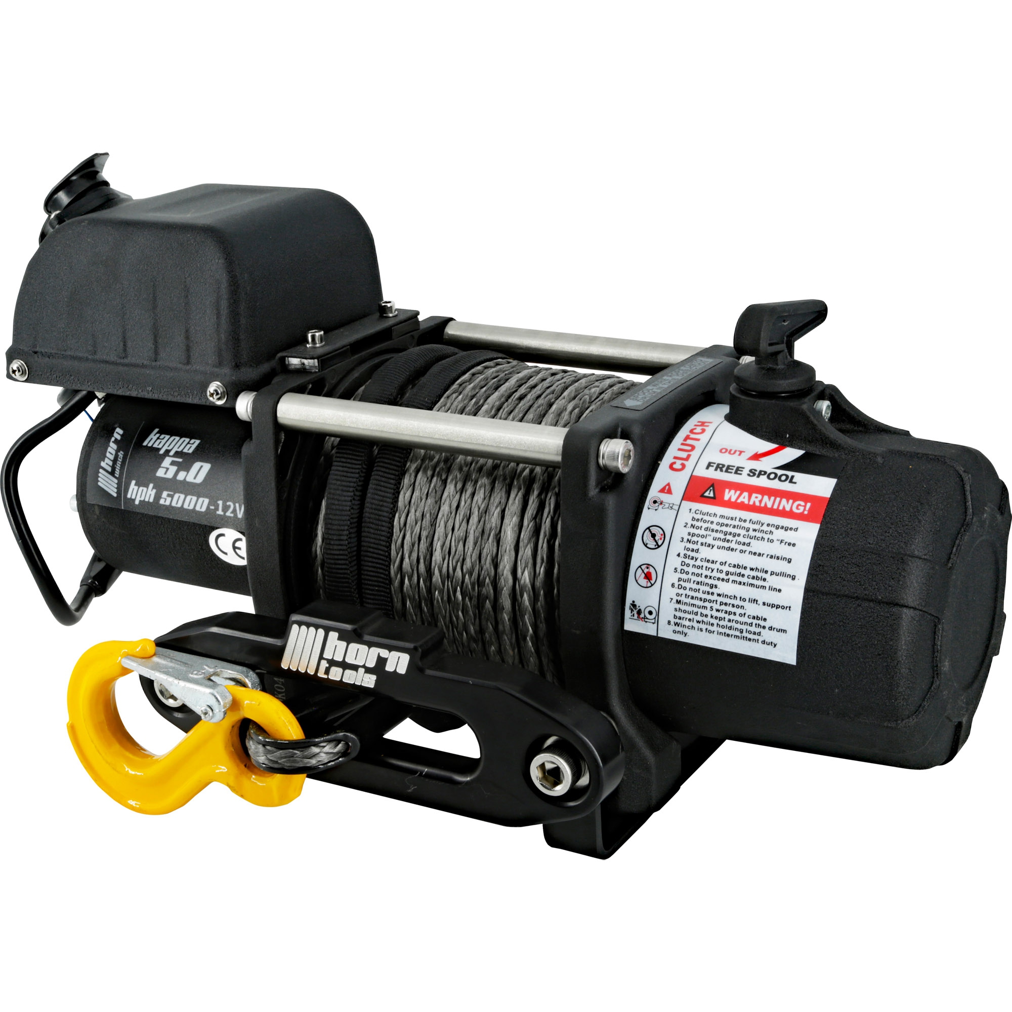 Winch Kappa 5.0 24 V, Tensile Force 2300 kg, plastic Winch Kappa 5.0 24 V, Tensile Force 2300 kg, plastic