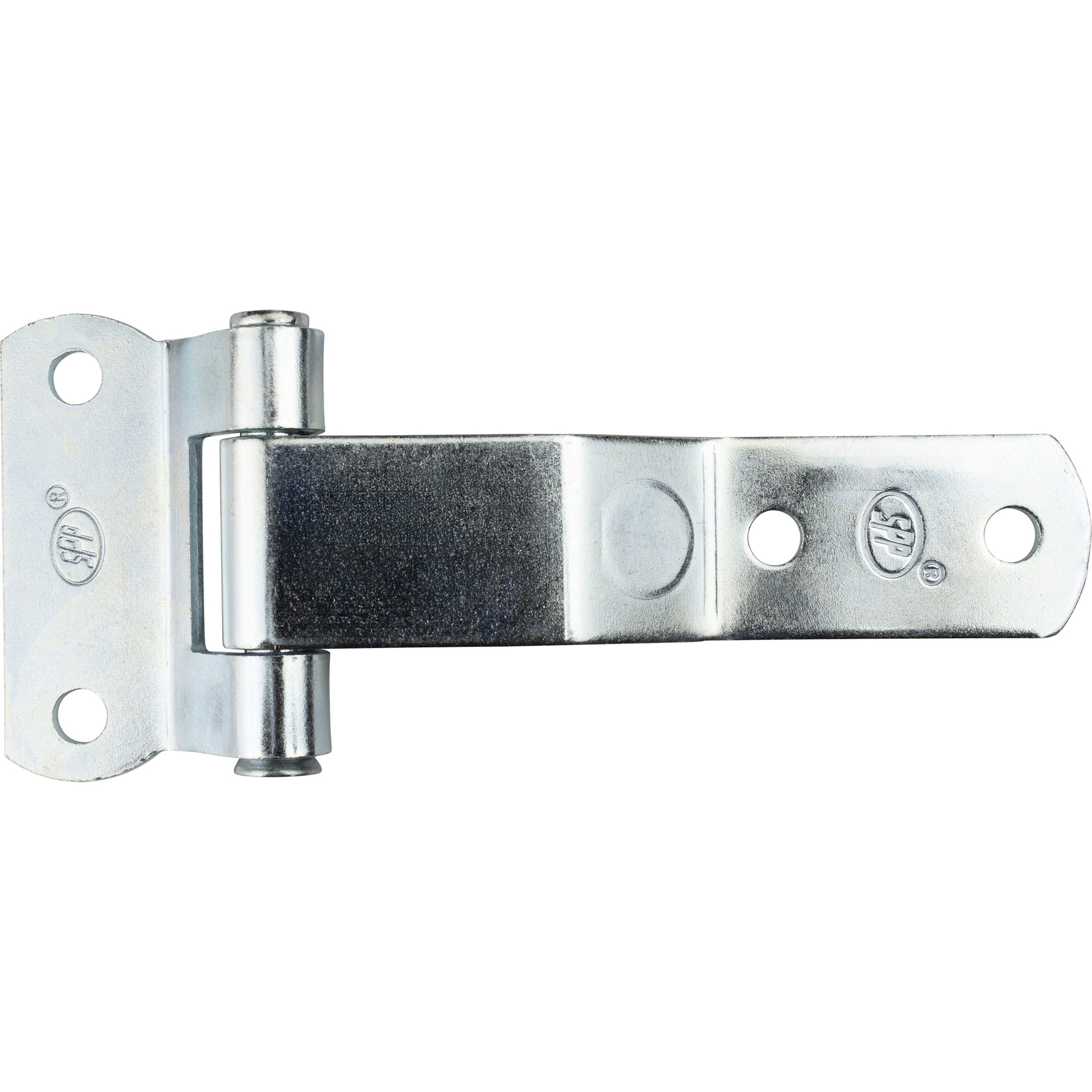 Hinge steel galvanised, total length 140 mm