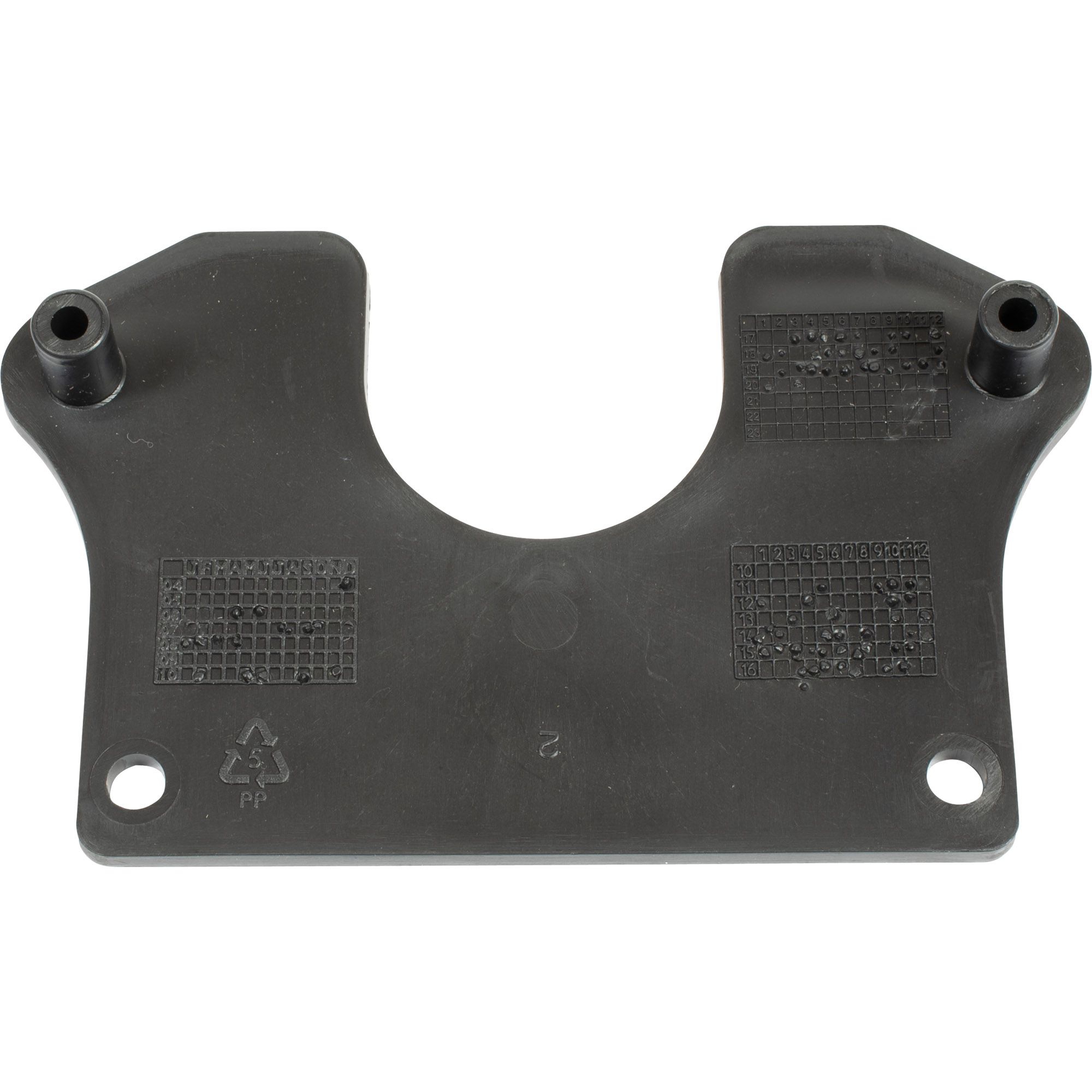 Lamp holder for Aspöck Flatpoint II LED, straight, width 100 mm