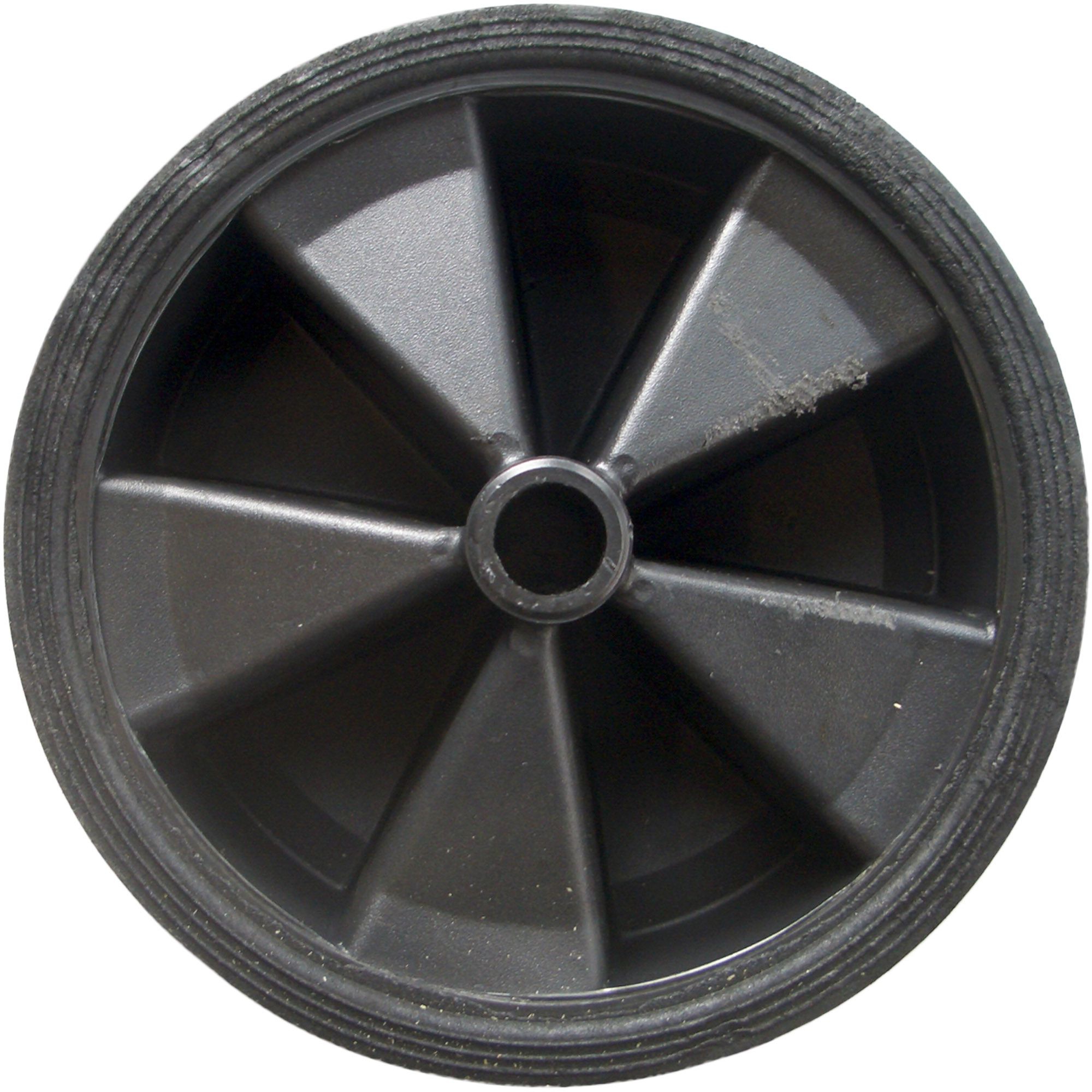 Solid rubber wheel, 215x65 mm, plastic rim