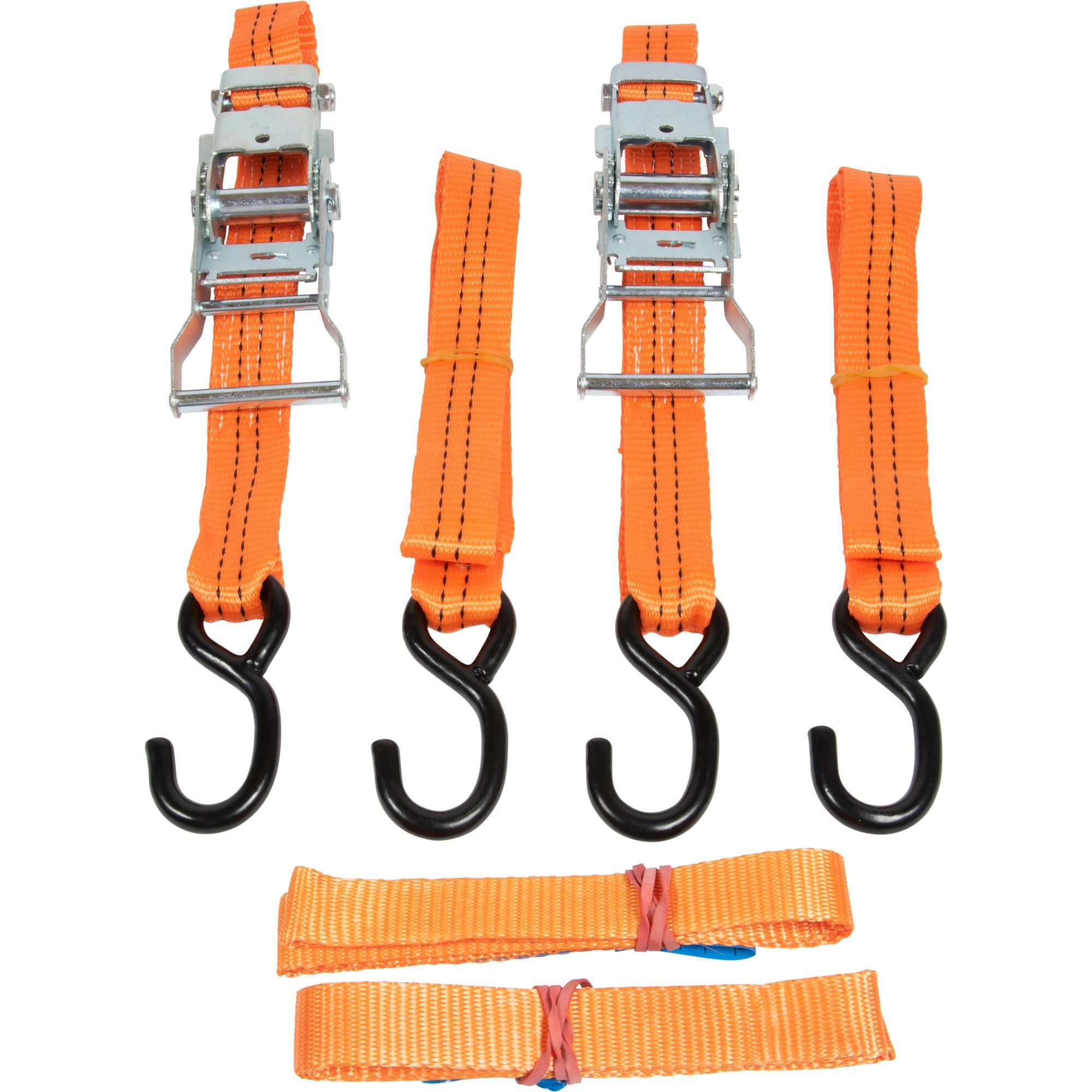 Motorcycle Lashing Strap Set, L 1500 mm, LC 450daN Motorcycle Lashing Strap Set, L 1500 mm, LC 450daN