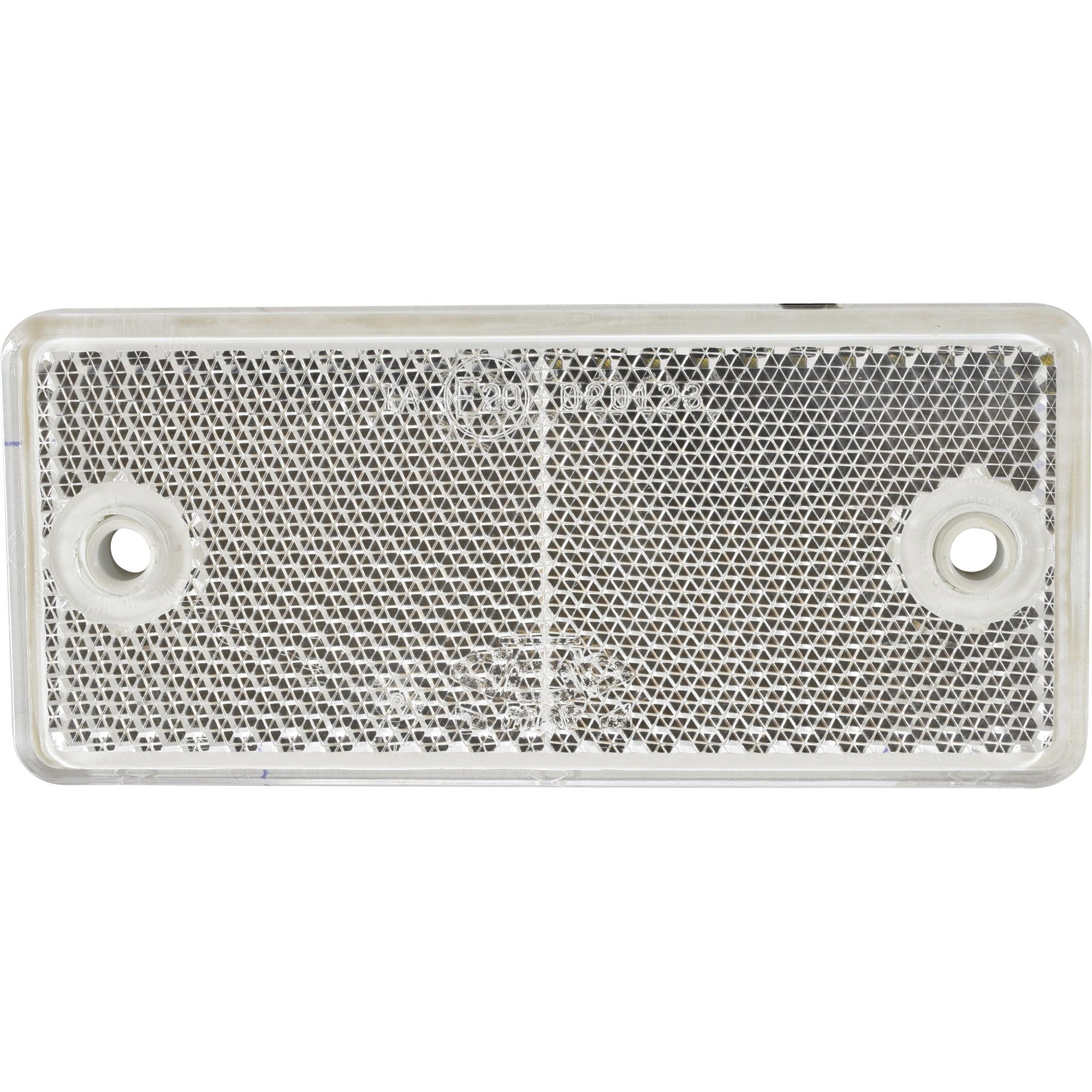 Reflector 90 x 40 mm, White, for Screwing Reflector 90 x 40 mm, White, for Screwing