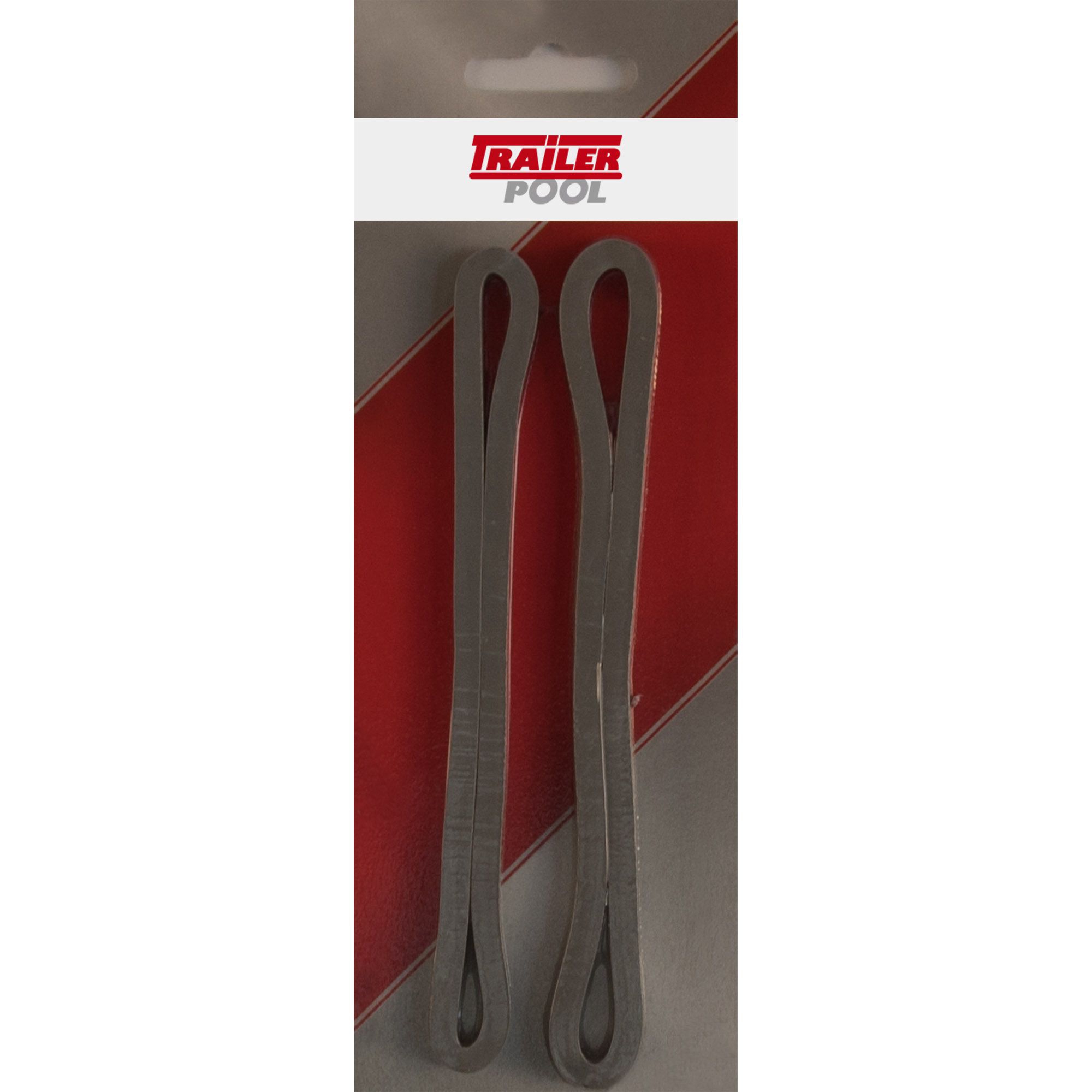 2 x Rubber Tension Ring, L 130 mm, Ø 6 mm, Grey 2 x Rubber Tension Ring, L 130 mm, Ø 6 mm, Grey