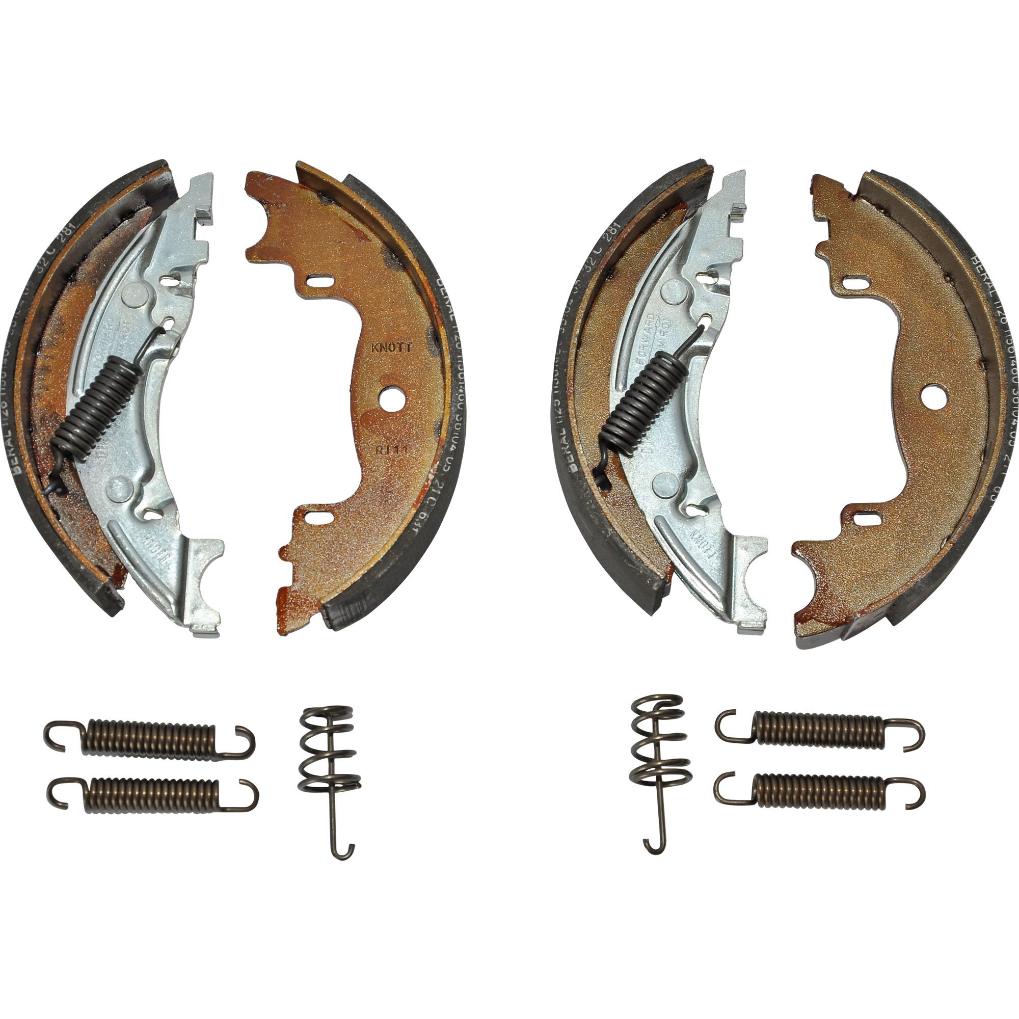 Brake Shoe SET Knott, 160 x 35, incl. Spring Set