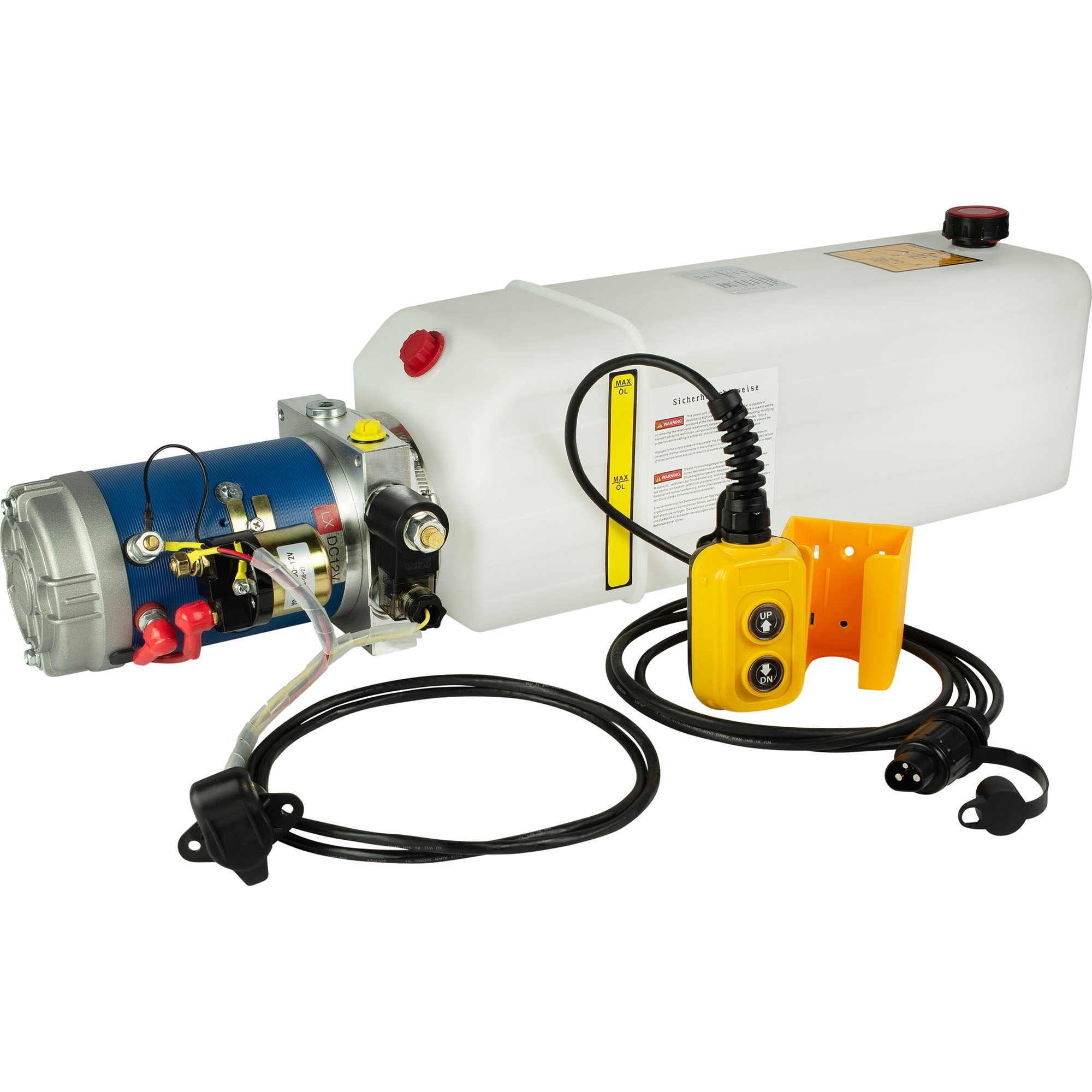 Electro-Hydraulic Compact Unit 12V, single-acting, 10L Electro-Hydraulic Compact Unit 12V, single-acting, 10L