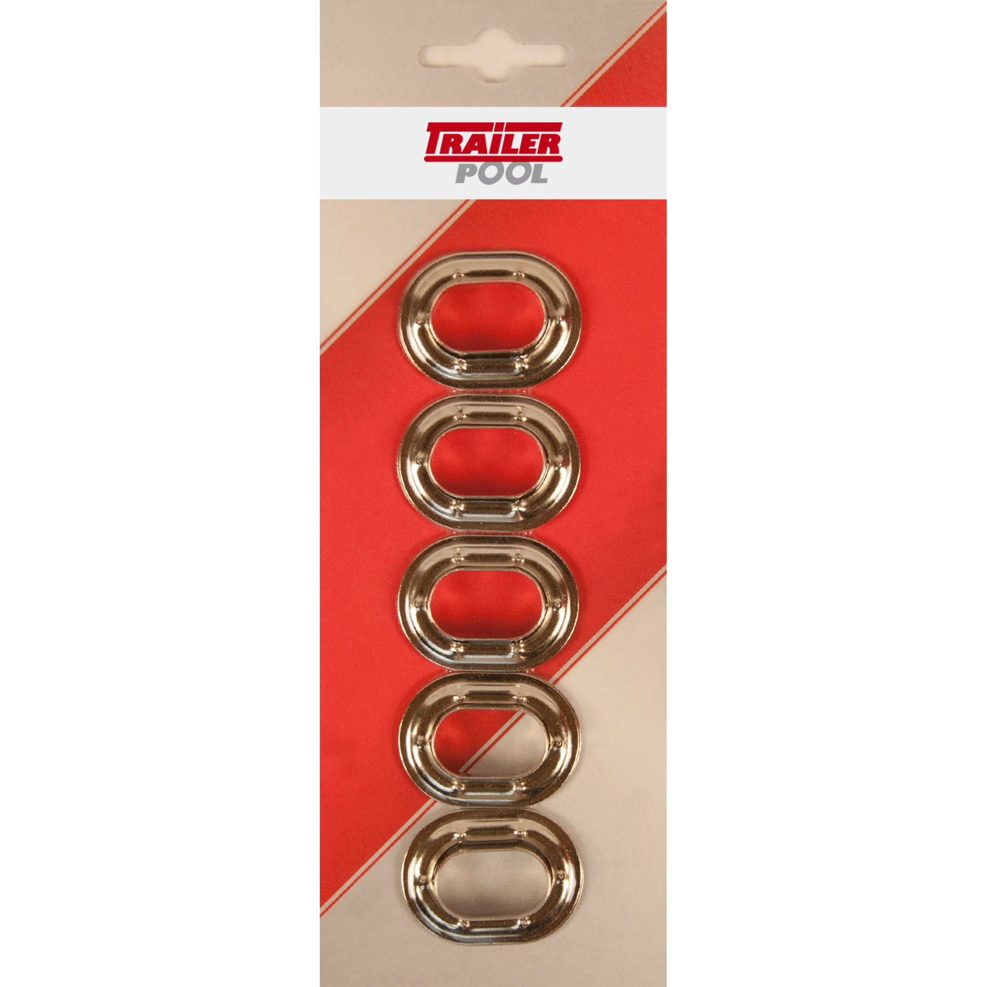 5 x Oval Eye, Brass Nickel-Plated, 22.5 x 13.5 mm 5 x Oval Eye, Brass Nickel-Plated, 22.5 x 13.5 mm