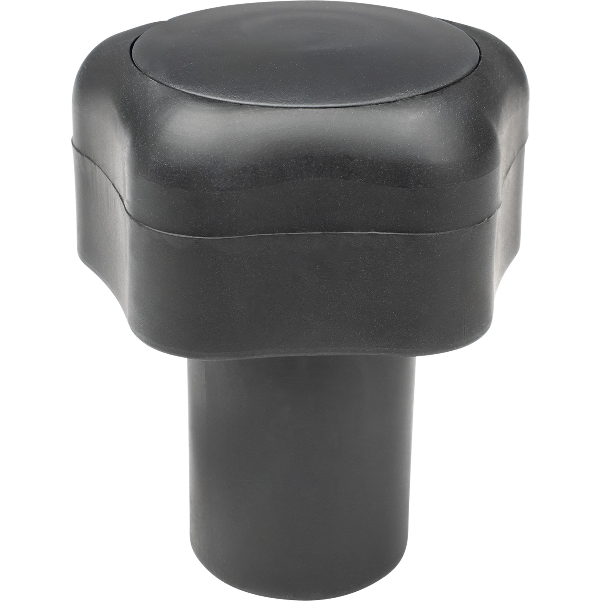 Knob for Jockey Wheel Crank, Inner Ø 12 mm, Black