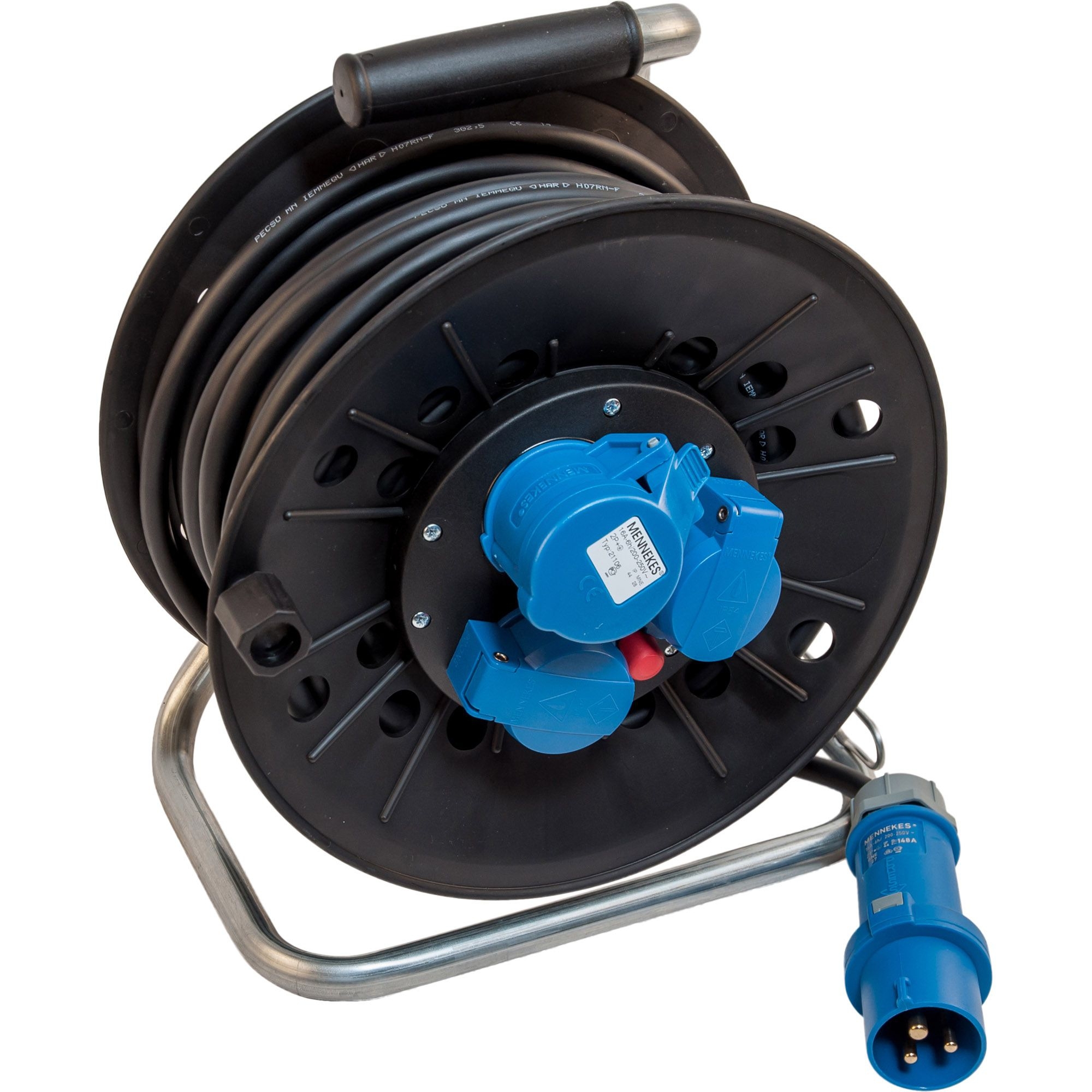 Camping cable drum with CEE plug, 25 m