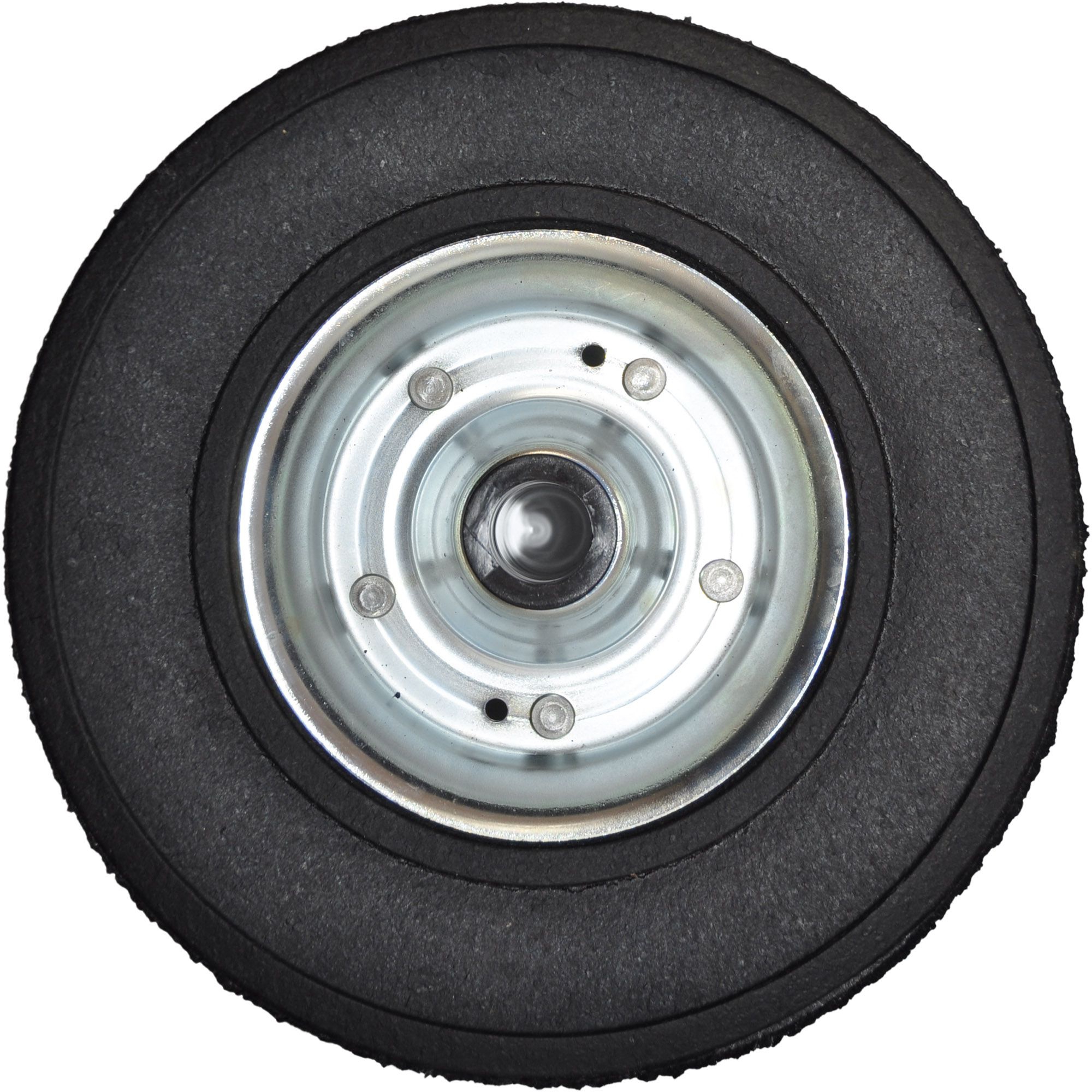 Solid Rubber Wheel, 220x65 mm, Metal Rim