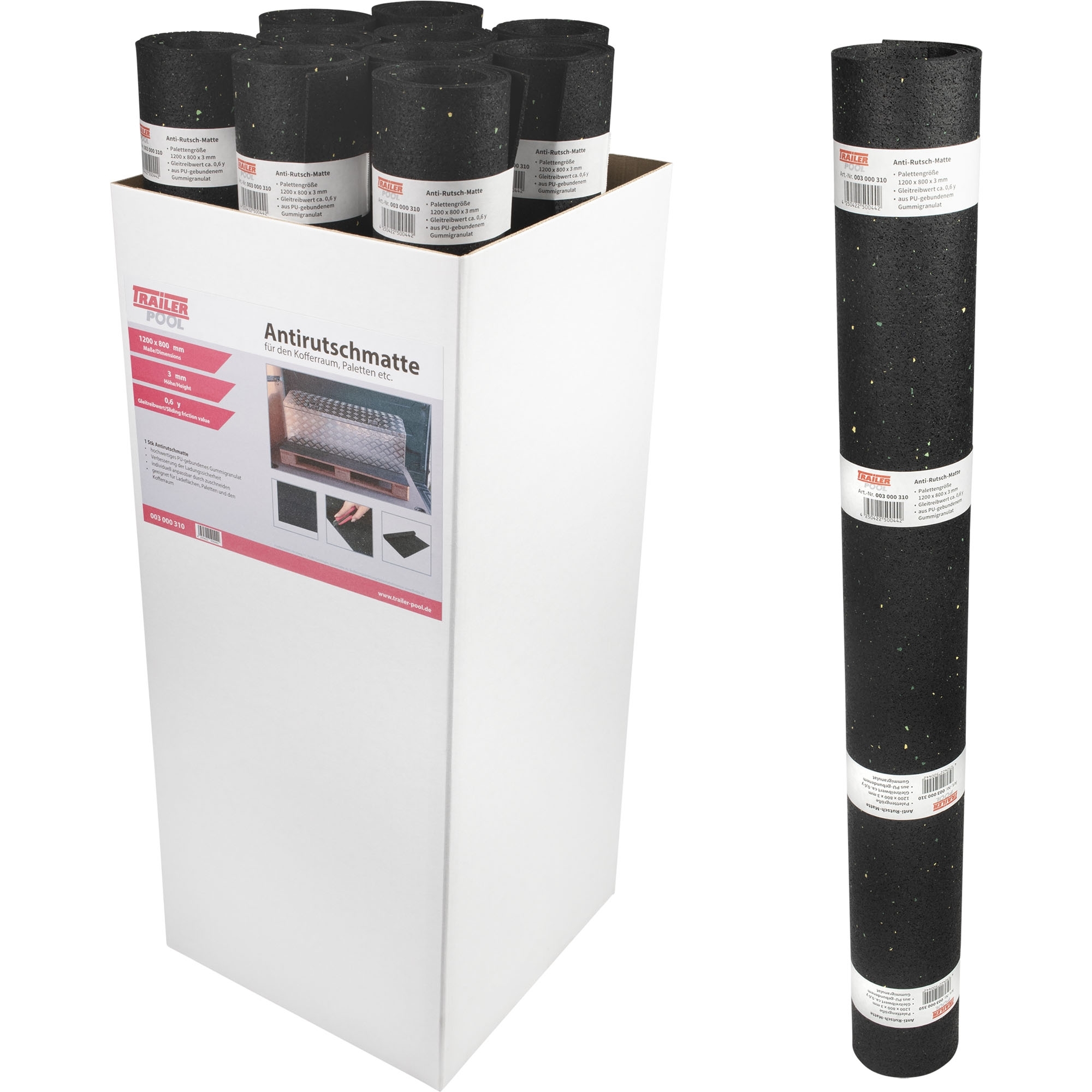 Anti-slip mat display, Content 10 pieces