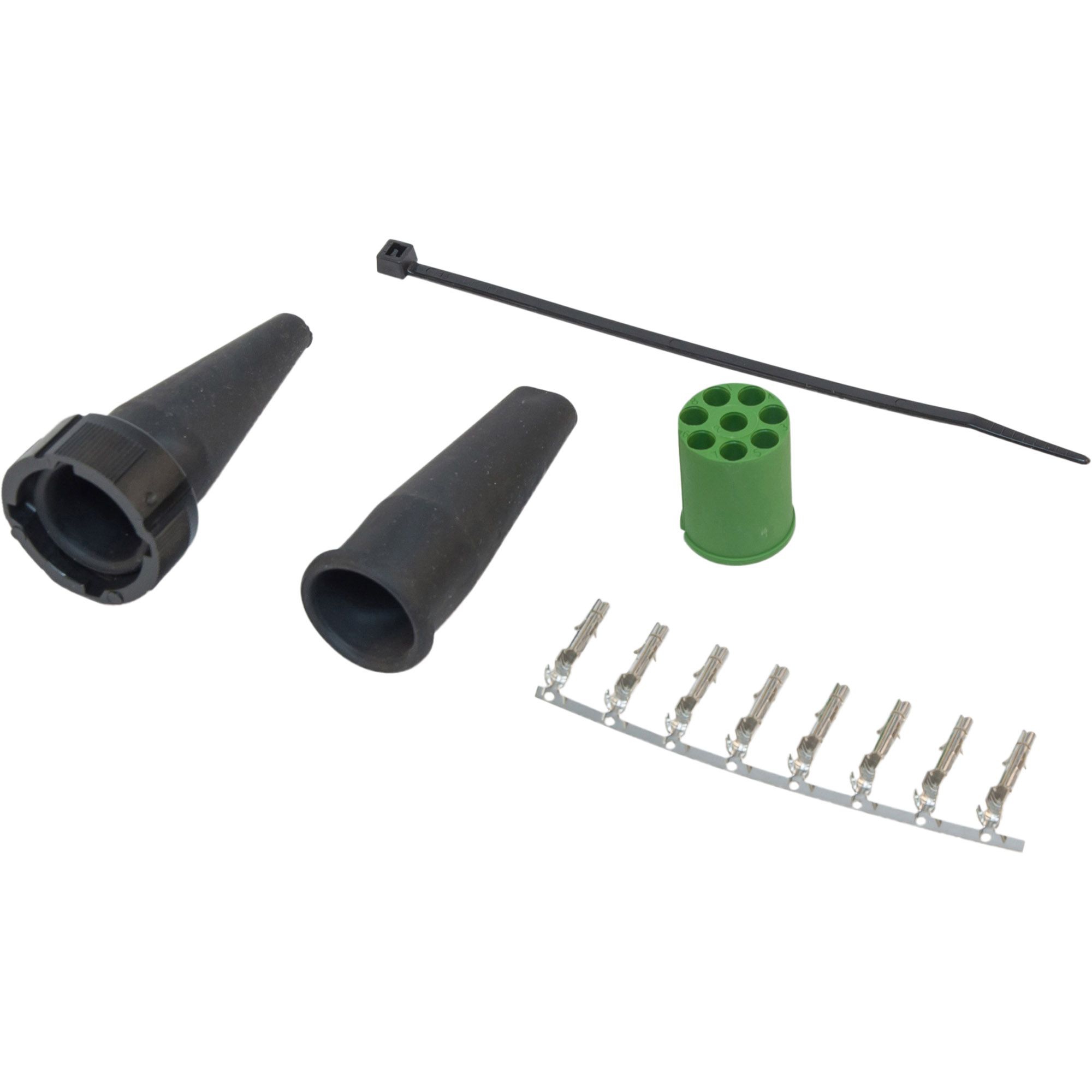 Bayonet connector 8-pin, green/white = right Bayonet connector 8-pin, green/white = right