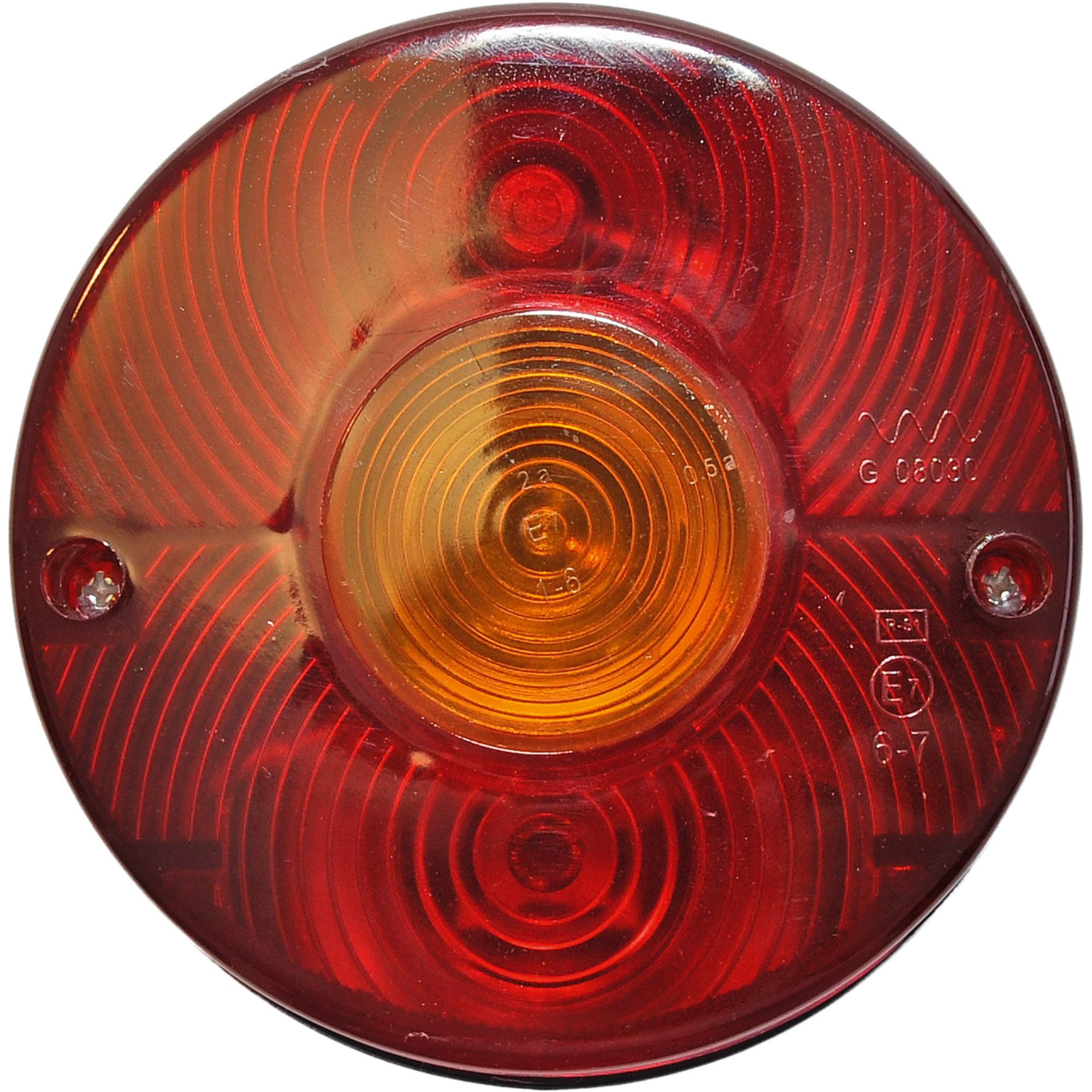 Tail light, round, with LPL