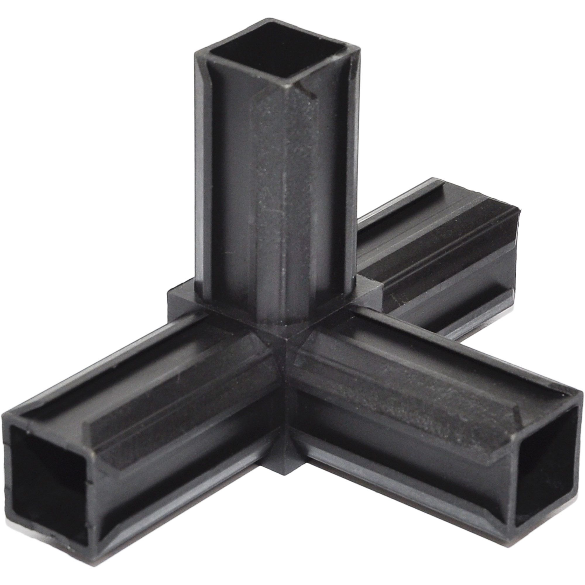 Connector for Square Tubes, 30x30 mm, T-Pcs- 1 Out Connector for Square Tubes, 30x30 mm, T-Pcs- 1 Out