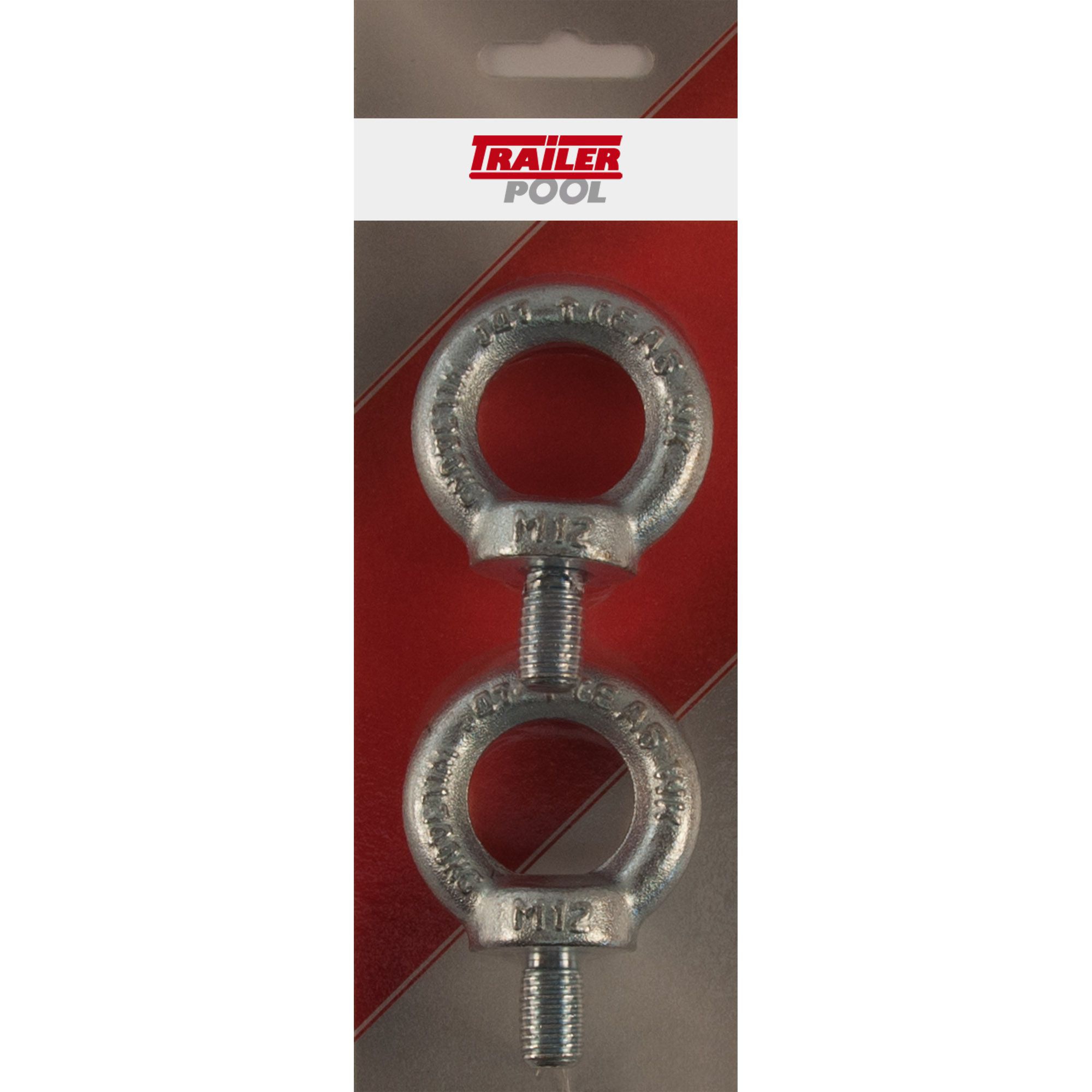 2 x Eye Bolt, M12 x 22 mm, max. Load 340 kg 2 x Eye Bolt, M12 x 22 mm, max. Load 340 kg