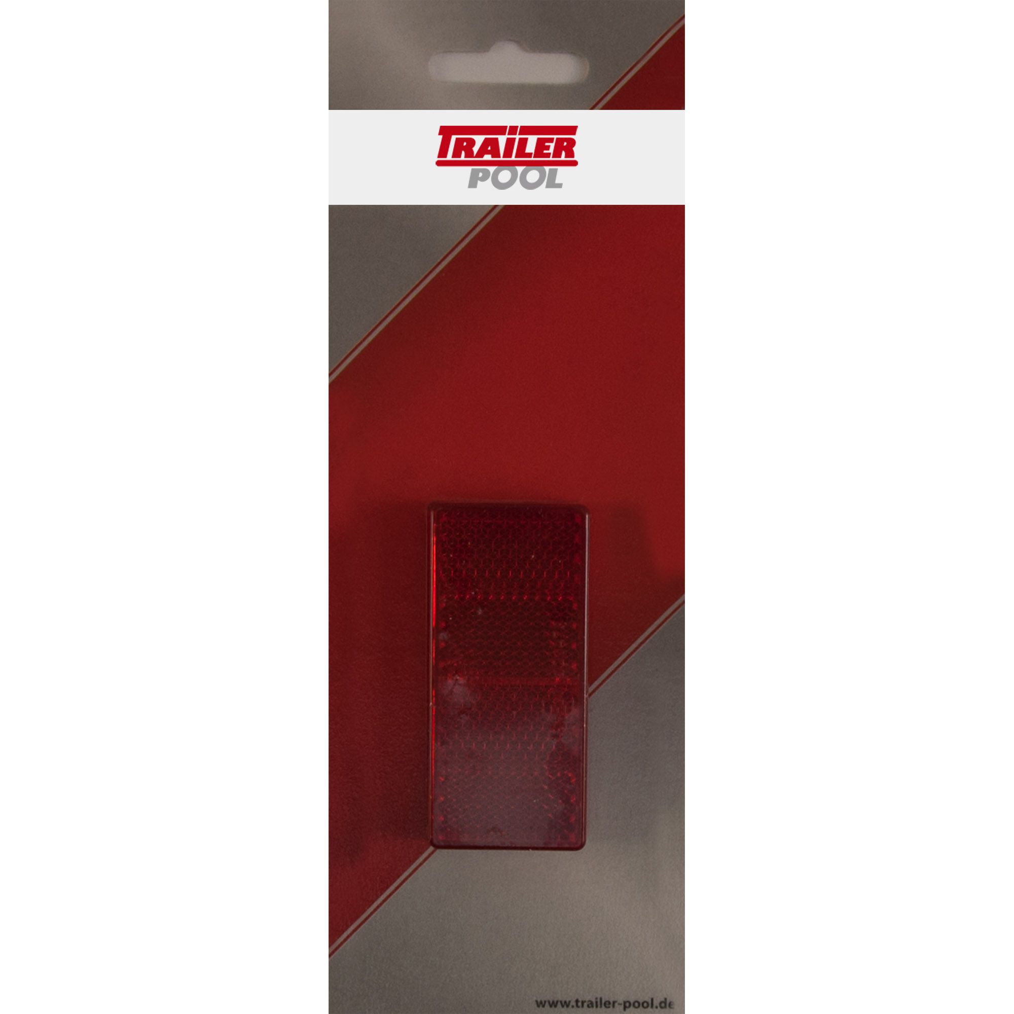 2 x Reflector 69 x 31.5 mm, Red, Adhesive 2 x Reflector 69 x 31.5 mm, Red, Adhesive