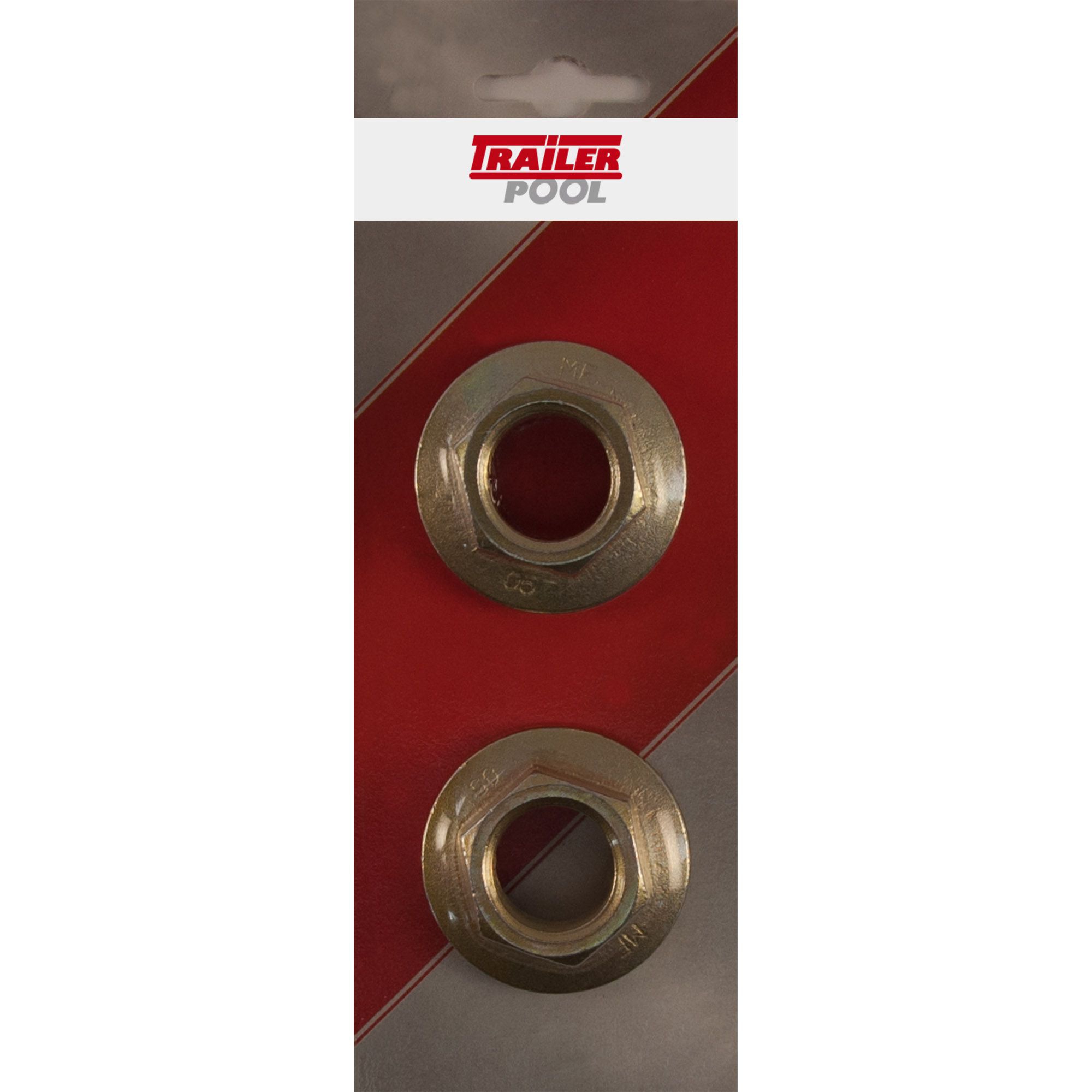 2 x Flange Nut, M24 x 1.5 mm, AF 32 mm 2 x Flange Nut, M24 x 1.5 mm, AF 32 mm