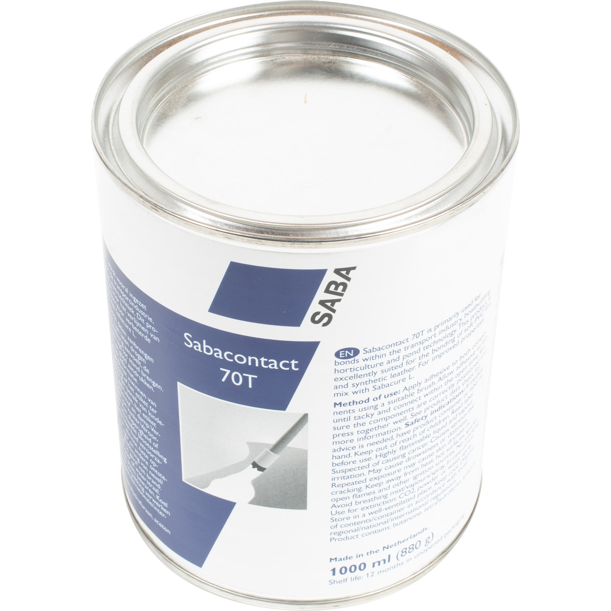 Tarpaulin repair glue, can 1 ltr. Tarpaulin repair glue, can 1 ltr.