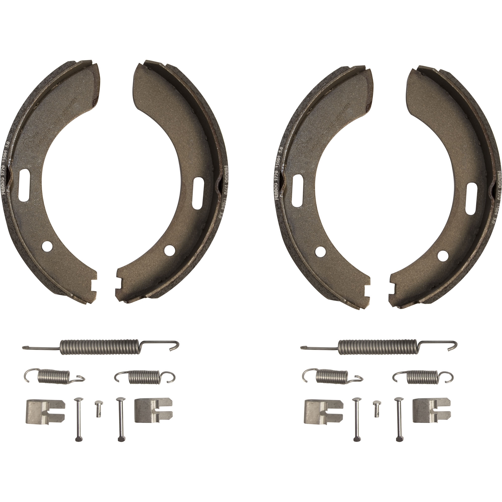 Brake Shoe SET BPW, 250 x 40, incl. Spring Set
