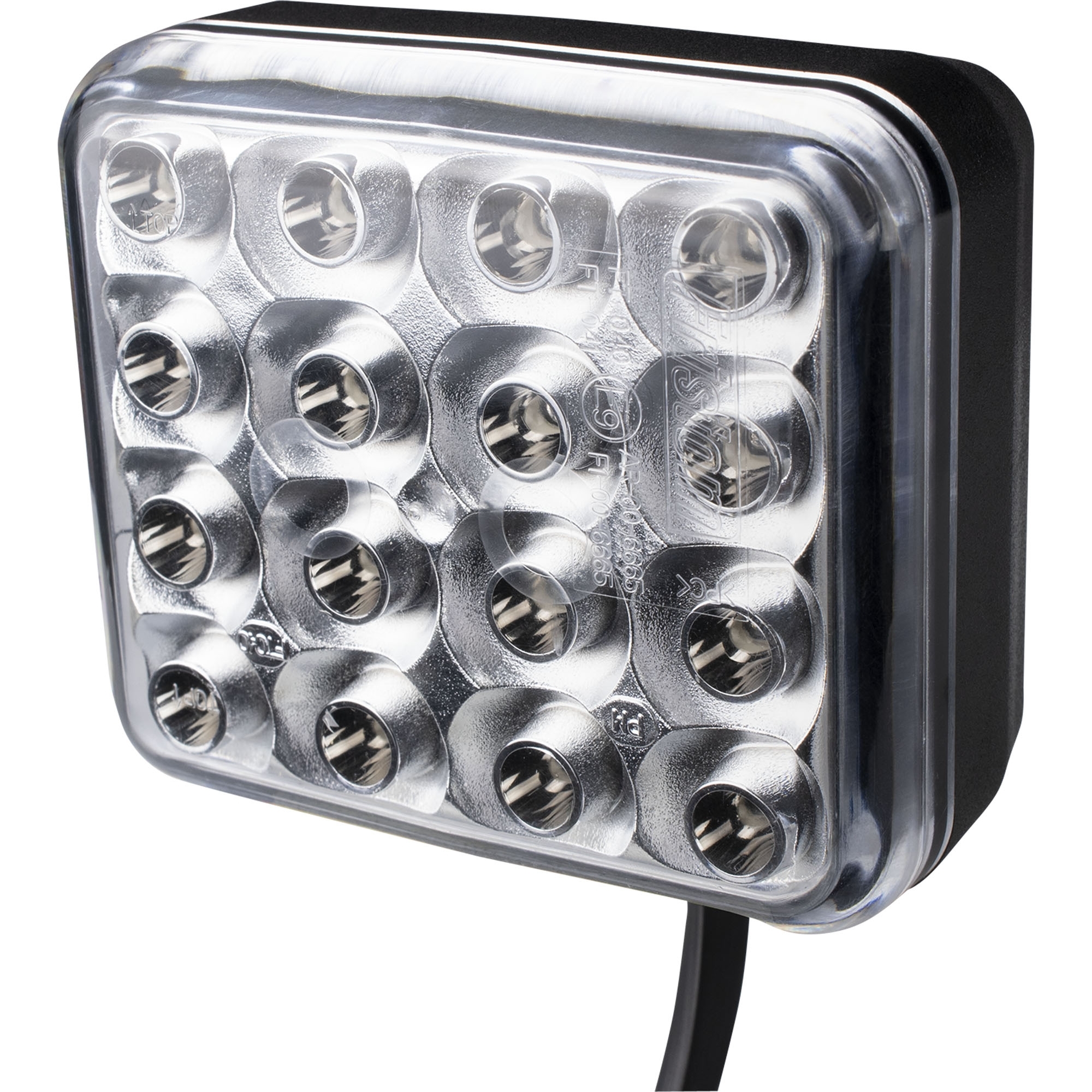 Rear fog lamp LED with DC-outflow