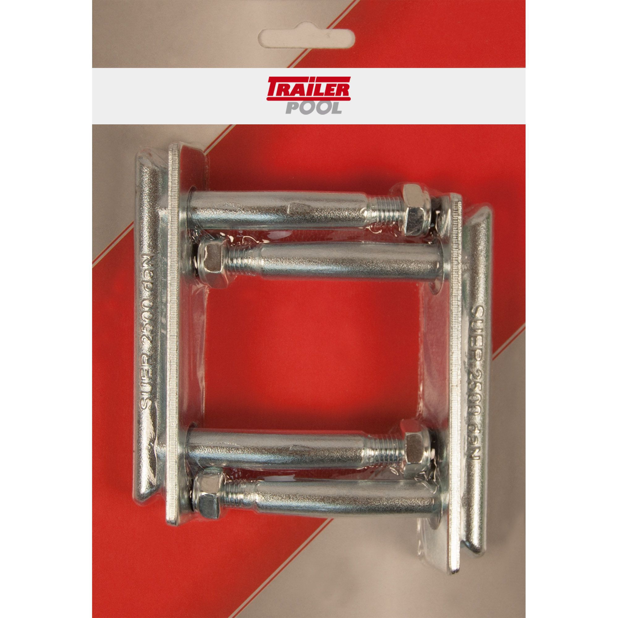 Kit, 2 x lashing bracket 75 x 89 mm, 2500 daN Kit, 2 x lashing bracket 75 x 89 mm, 2500 daN