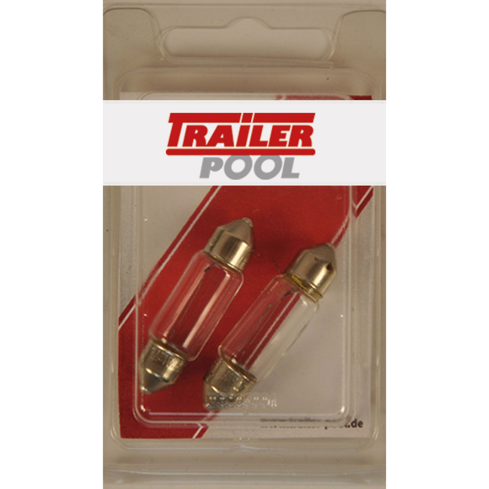 Set of 2 Light bulb turbular lamp white, 12 V, 5 W, 11x37, SV 8.5-36 Set of 2 Light bulb turbular lamp white, 12 V, 5 W, 11x37, SV 8.5-36