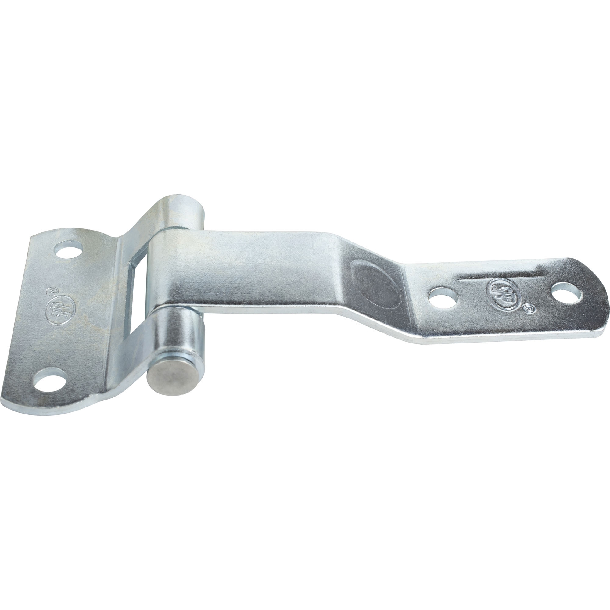 Hinge steel galvanised, total length 140 mm