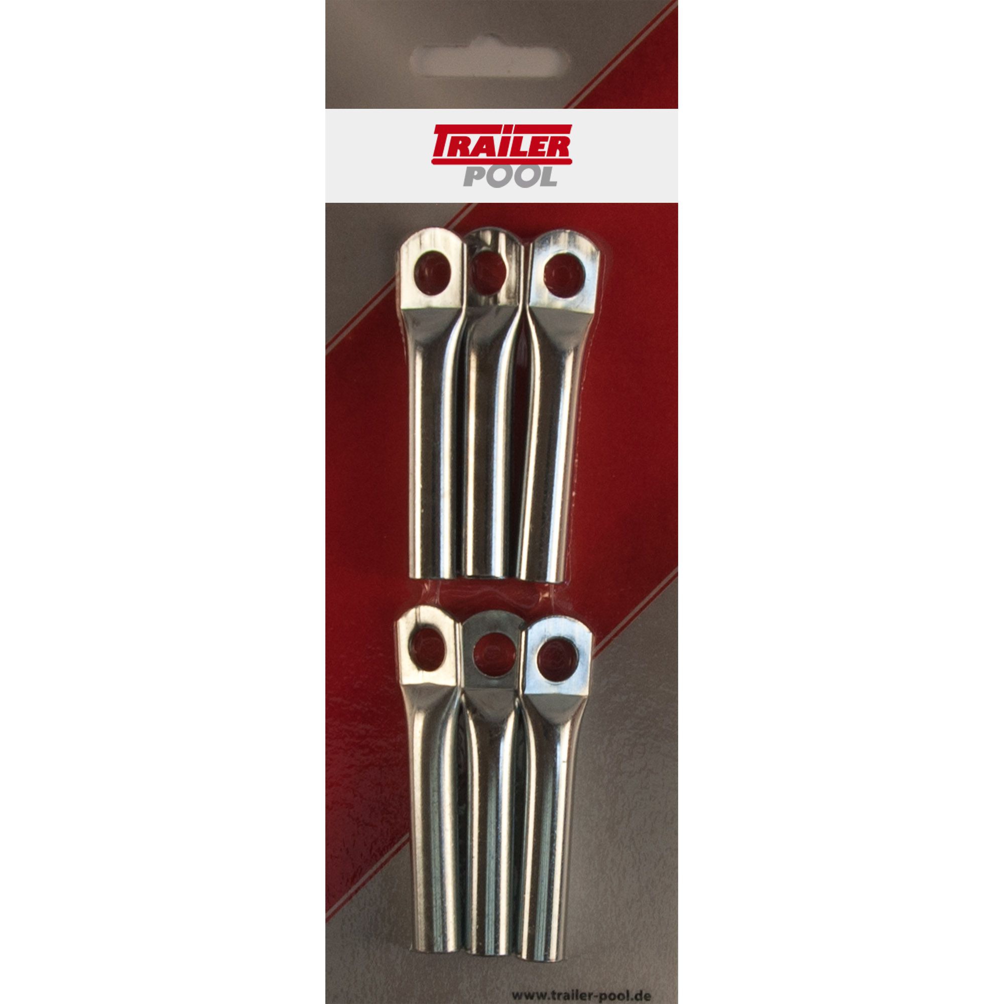 6x Rope Fastener without Simplex Hook, Rope Ø 8 mm 6x Rope Fastener without Simplex Hook, Rope Ø 8 mm