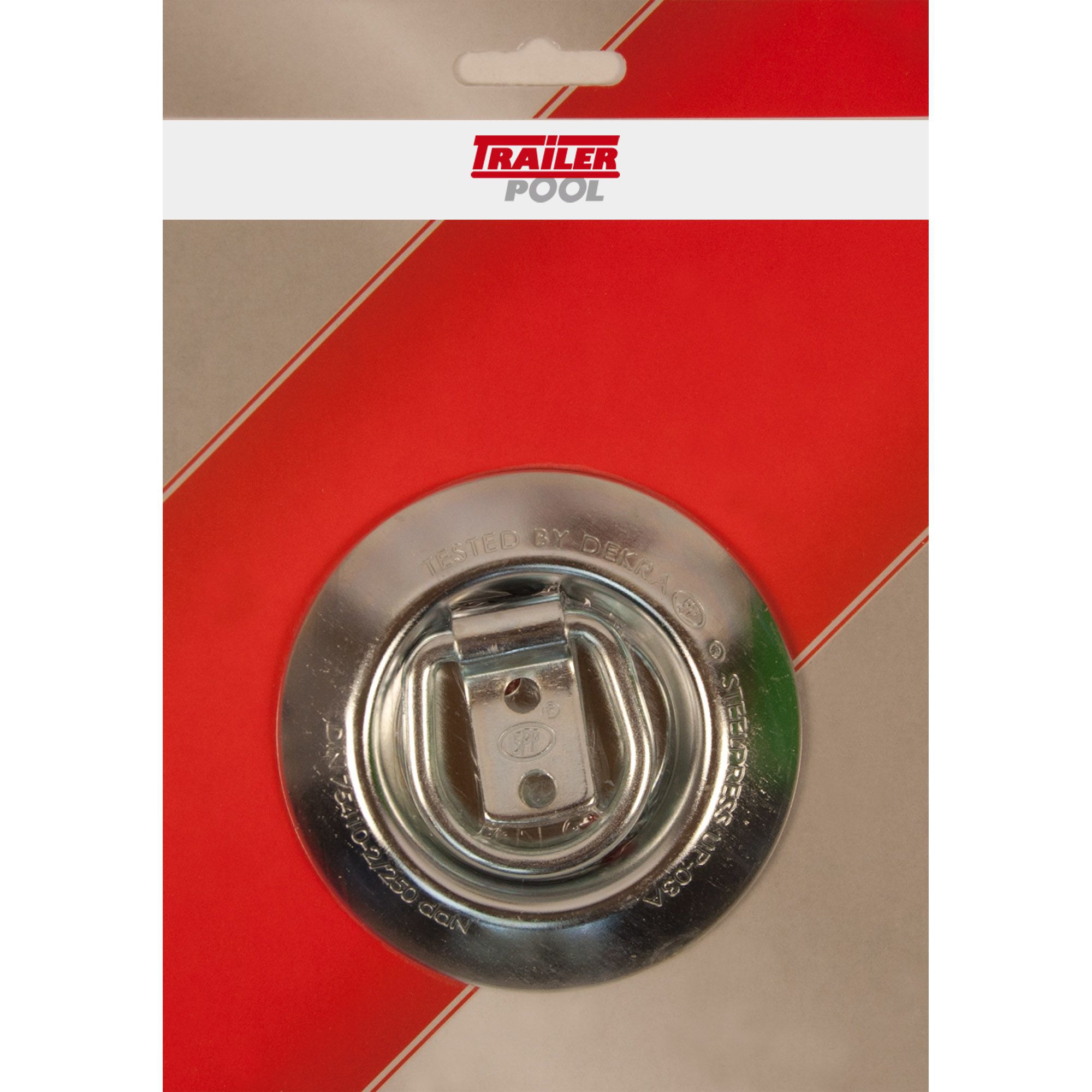 Lash tray mounting oval form, 250 daN, packaged Lash tray mounting oval form, 250 daN, packaged