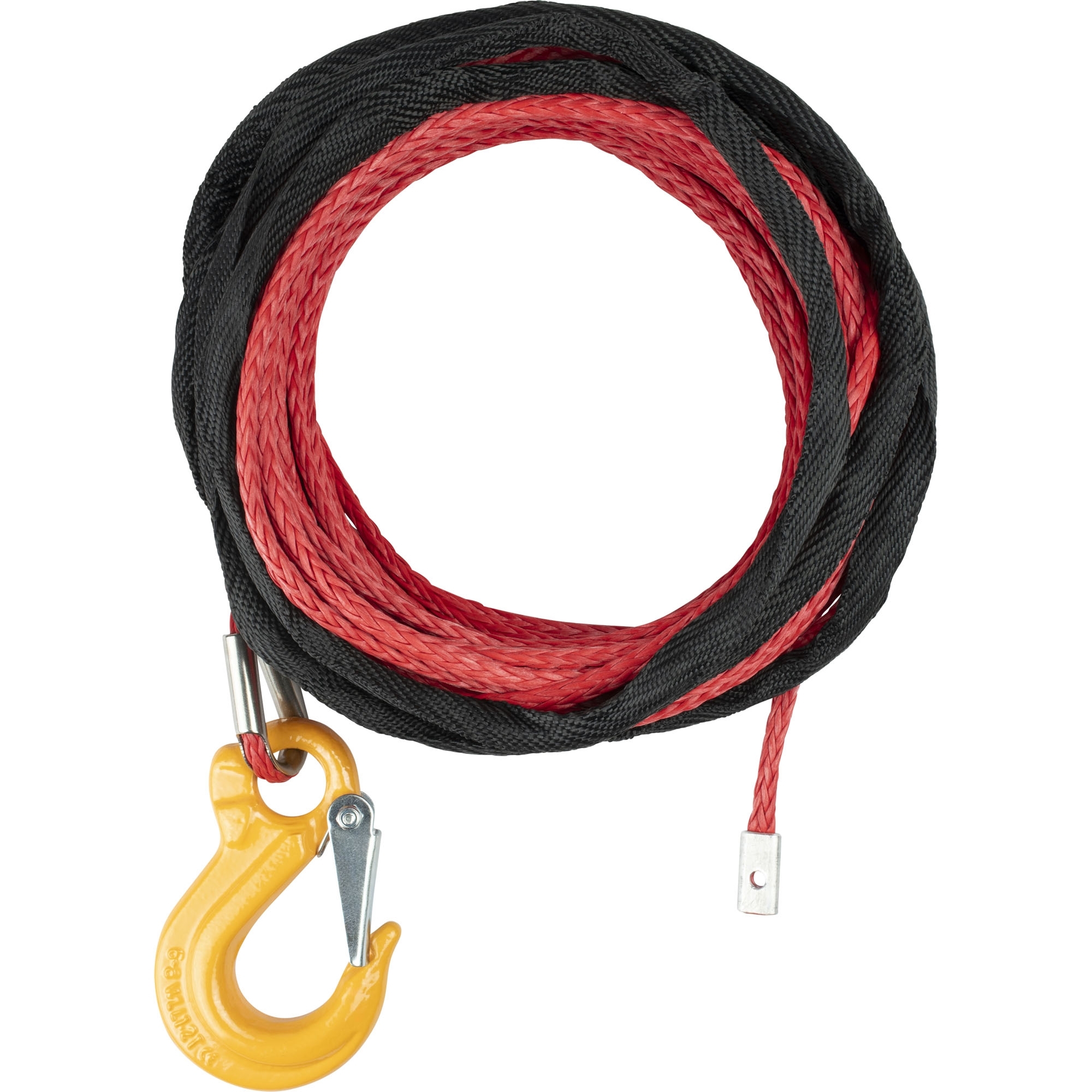 Plastic rope for winches, 5,0 mm x 15 m