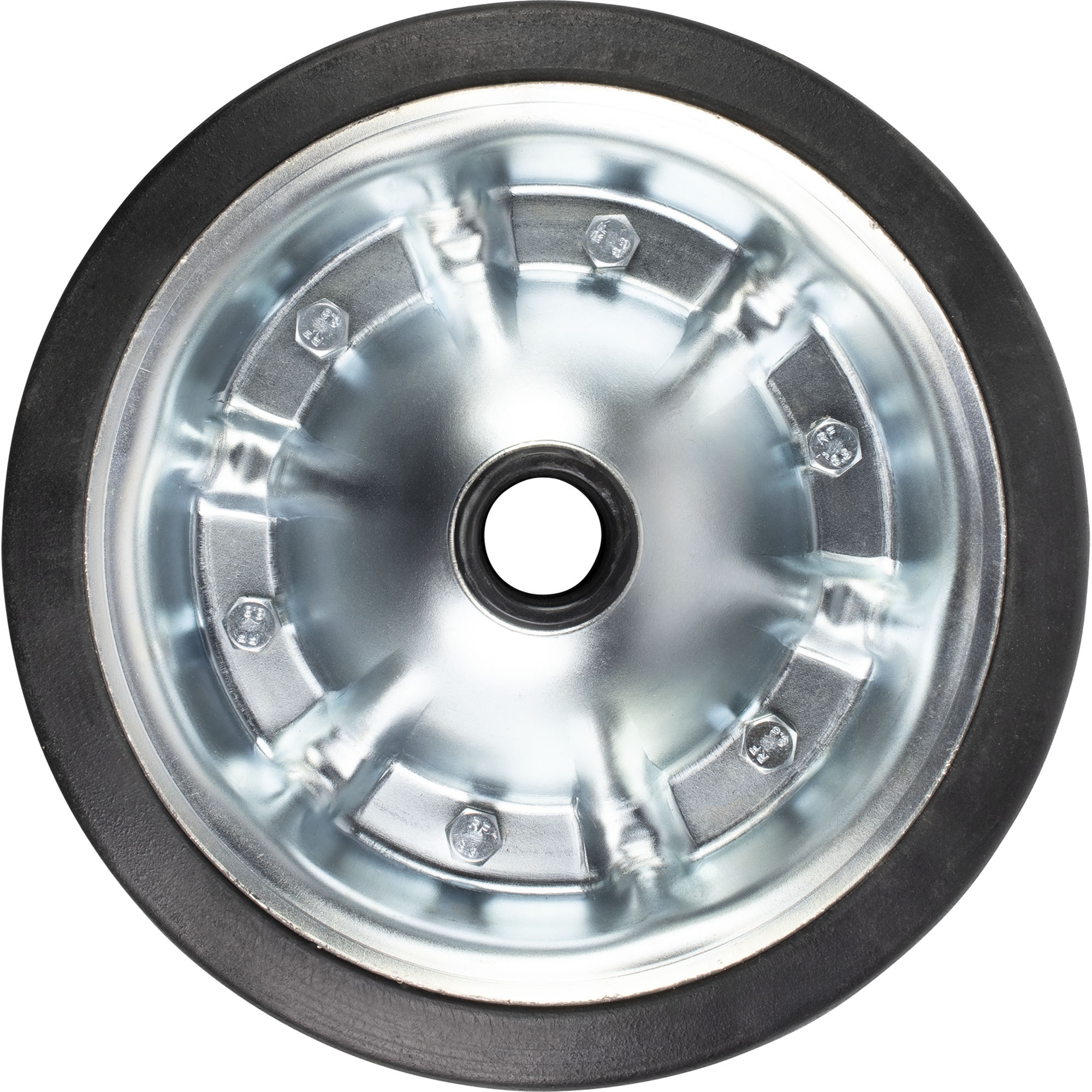 Solid Rubber Wheel, 260x65 mm, Metal Rim