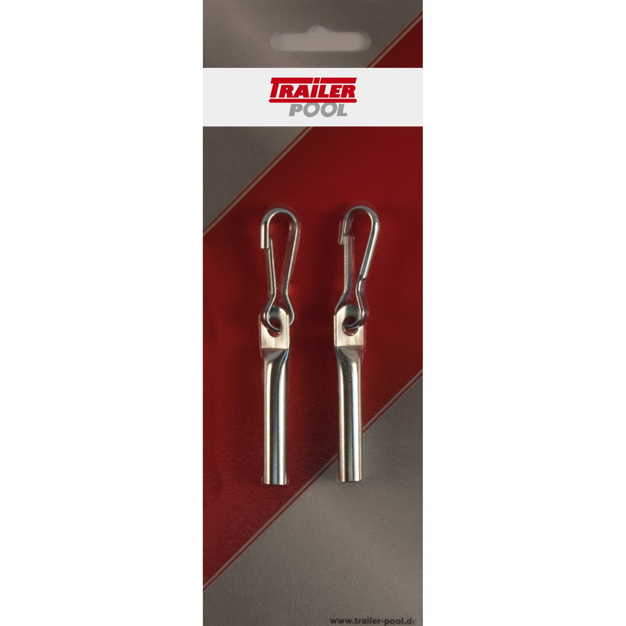 2 x Rope Fastener with Simplex Hook, Rope Ø 6 mm 2 x Rope Fastener with Simplex Hook, Rope Ø 6 mm