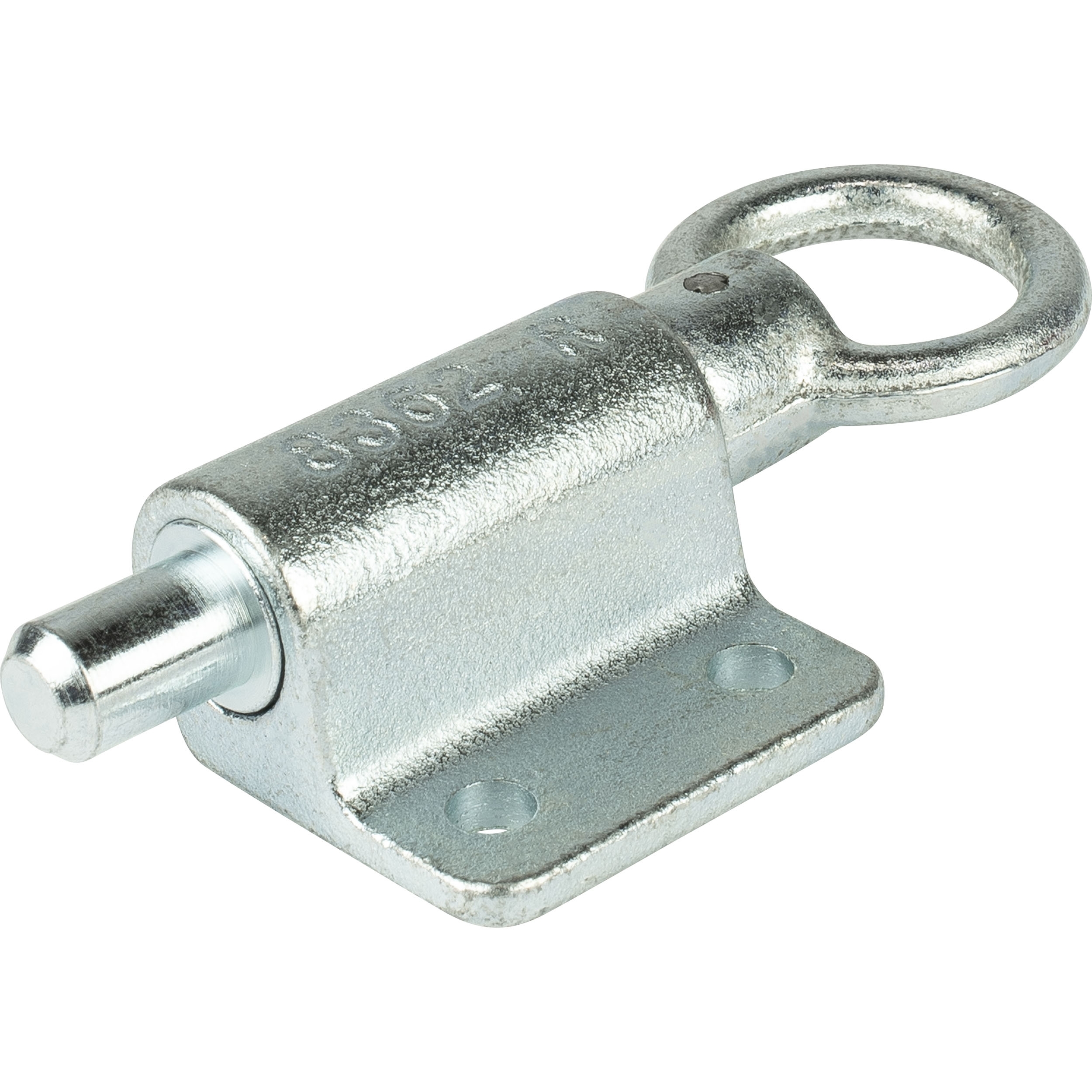 Spring latch, galvanised, with spring, without detent Spring latch, galvanised, with spring, without detent