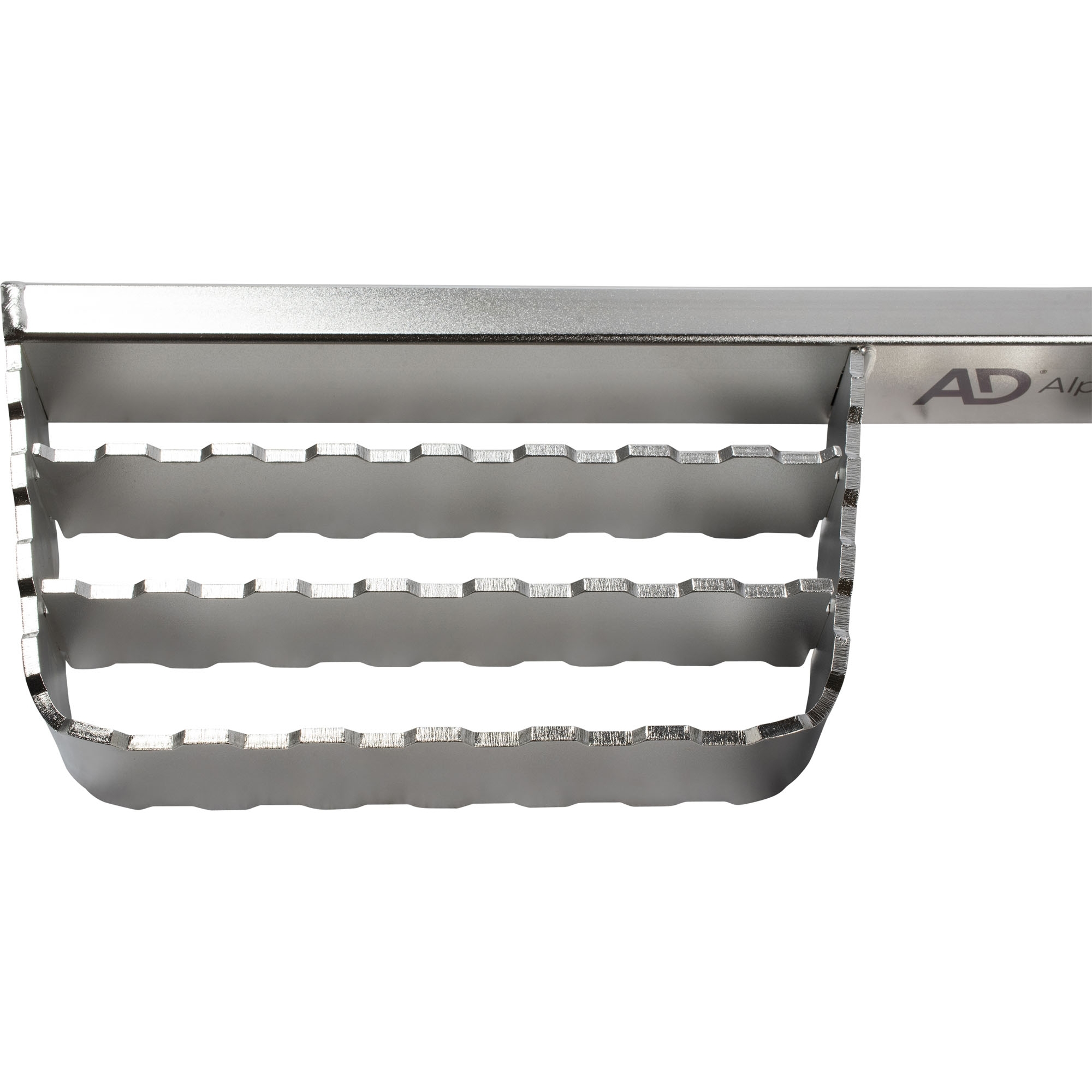 Step for hitch, stainless steel, (2x) 230 x 140 mm