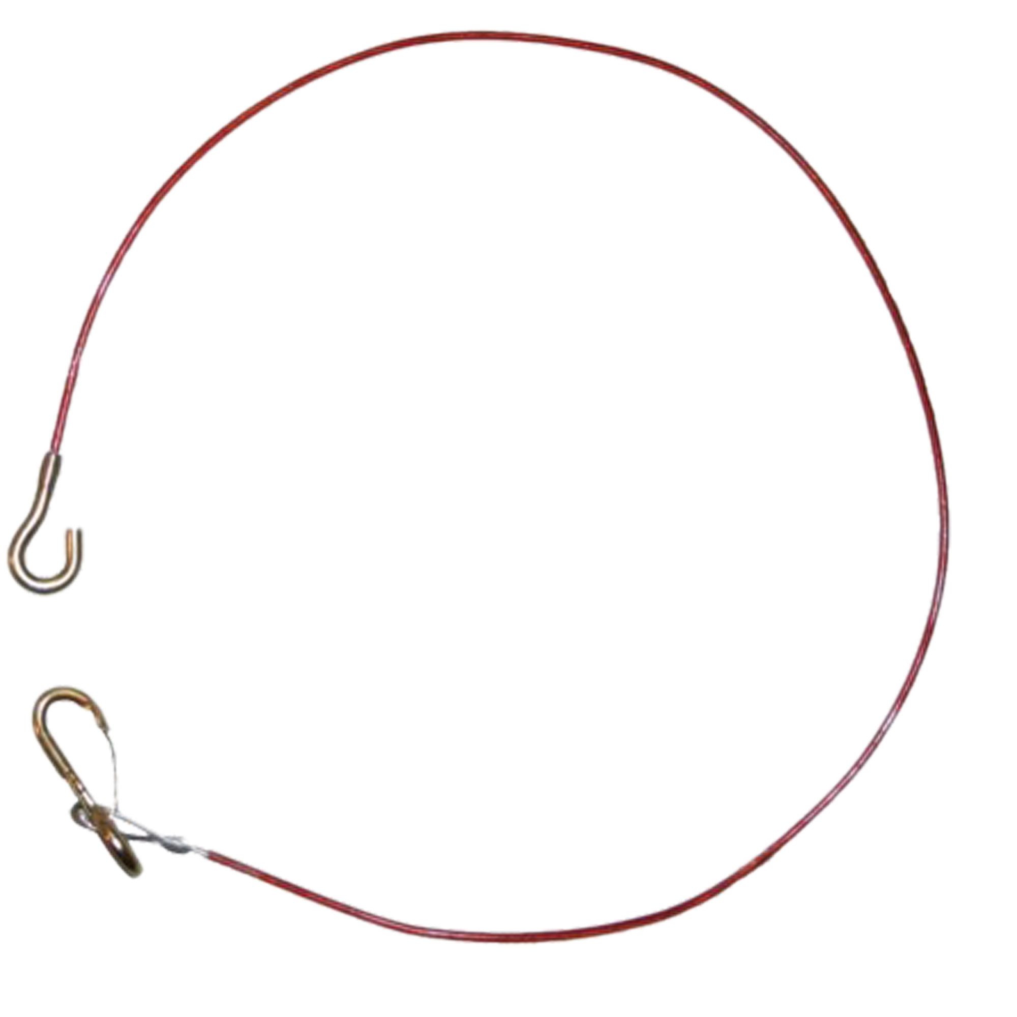 Breakaway Cable with Eye, Length 1400 mm, Red