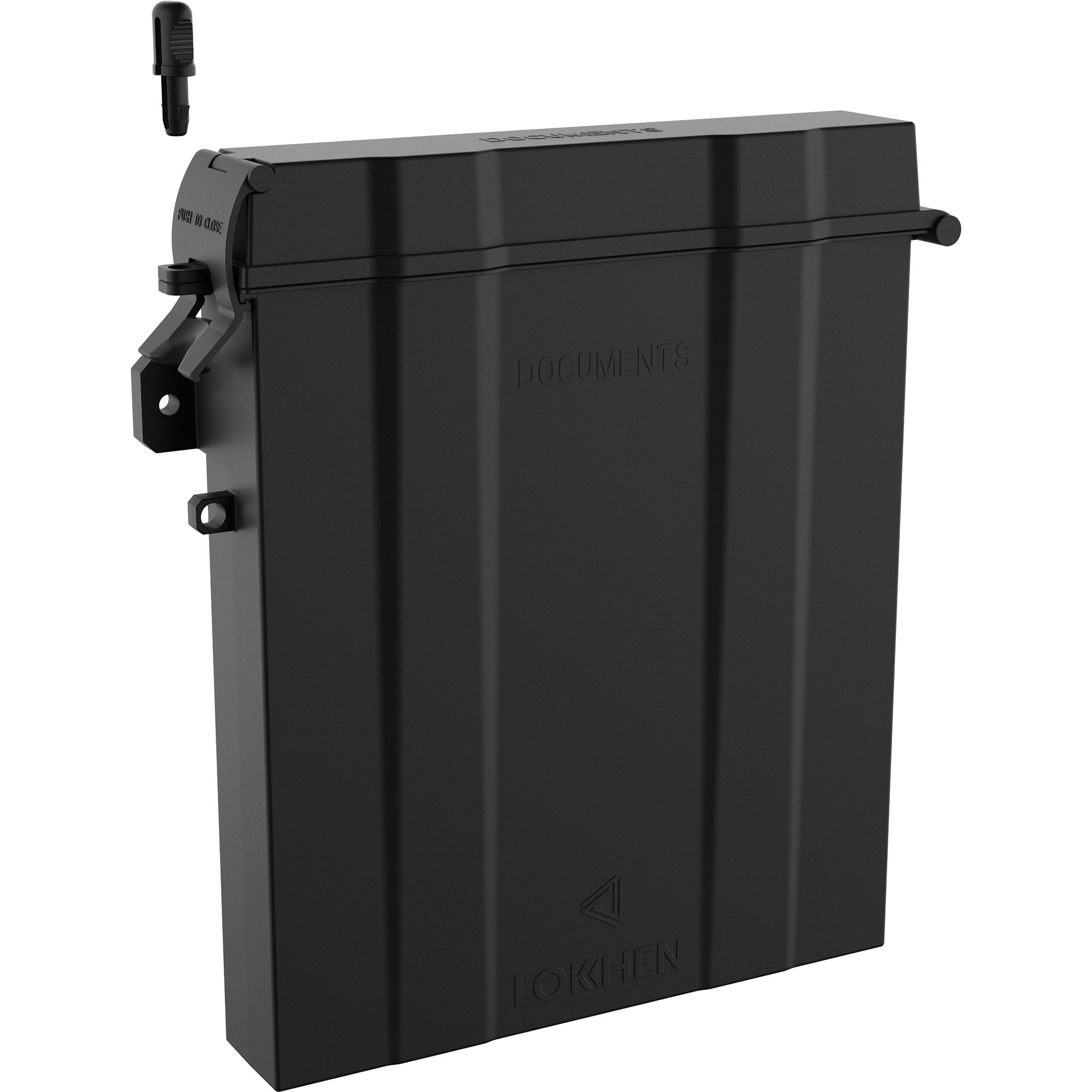 Document container, L318 x W67 x H367 mm, lockable