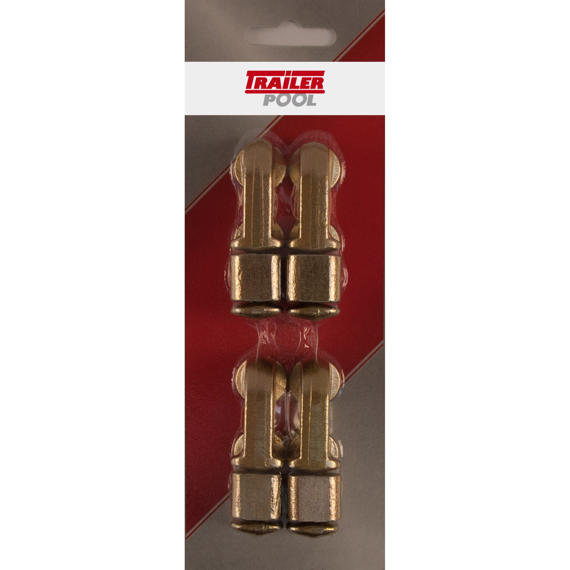 4 x Double Fitting without Ring, for Airline Track 4 x Double Fitting without Ring, for Airline Track