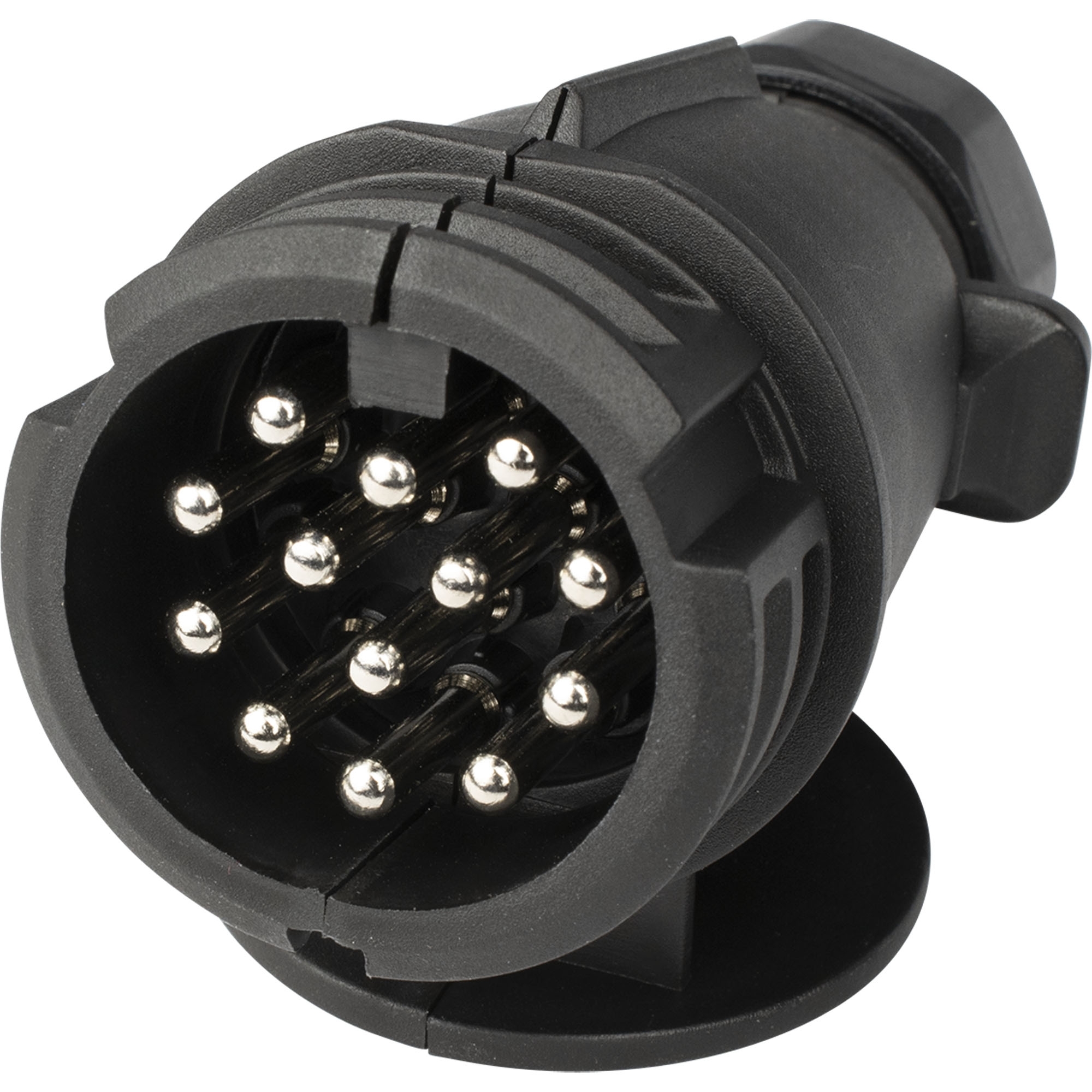 Plug 13-pin, 12V, Plastic, Plug-In