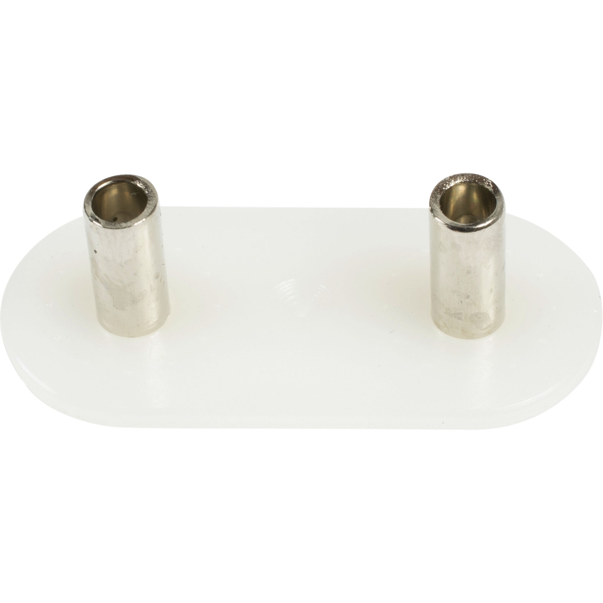 Tarpaulin hook, rivet pad, white plastic