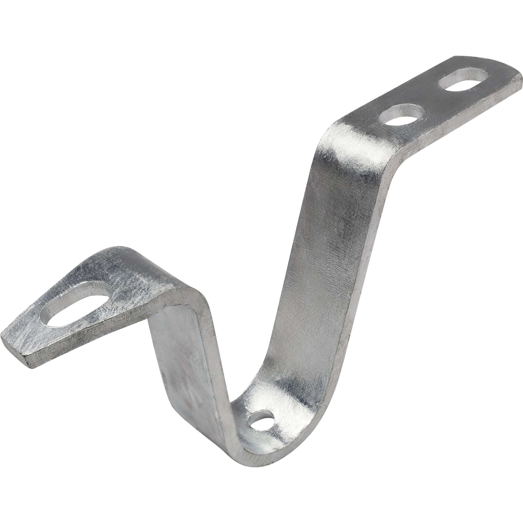 Support bracket for V-drawbar holm