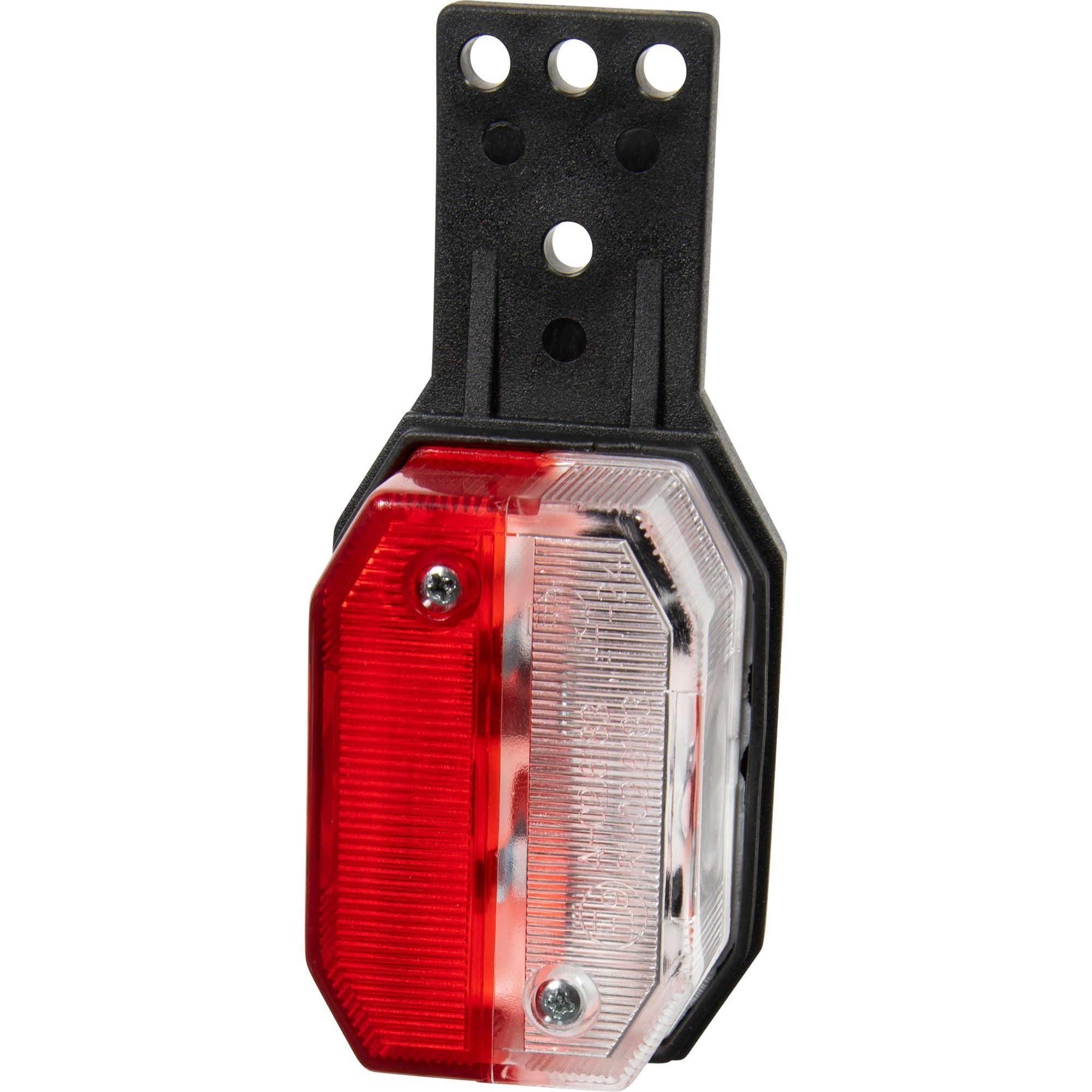 Position lamp Aspöck Flexipoint I, red/white, with holder, DC cable