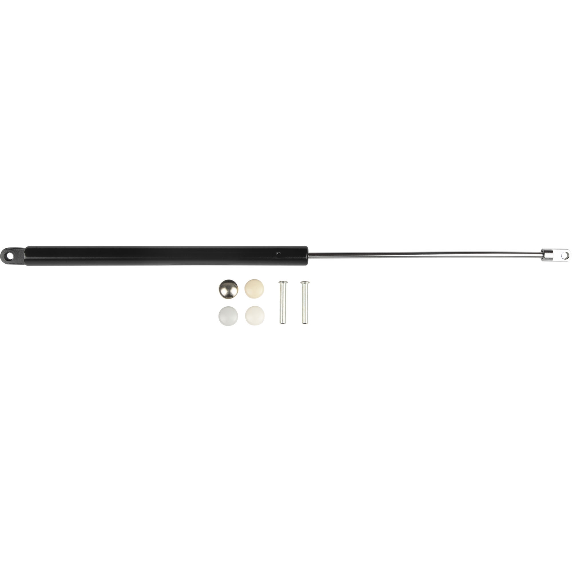 Gas Spring with mounting kit, Lenght 330 mm