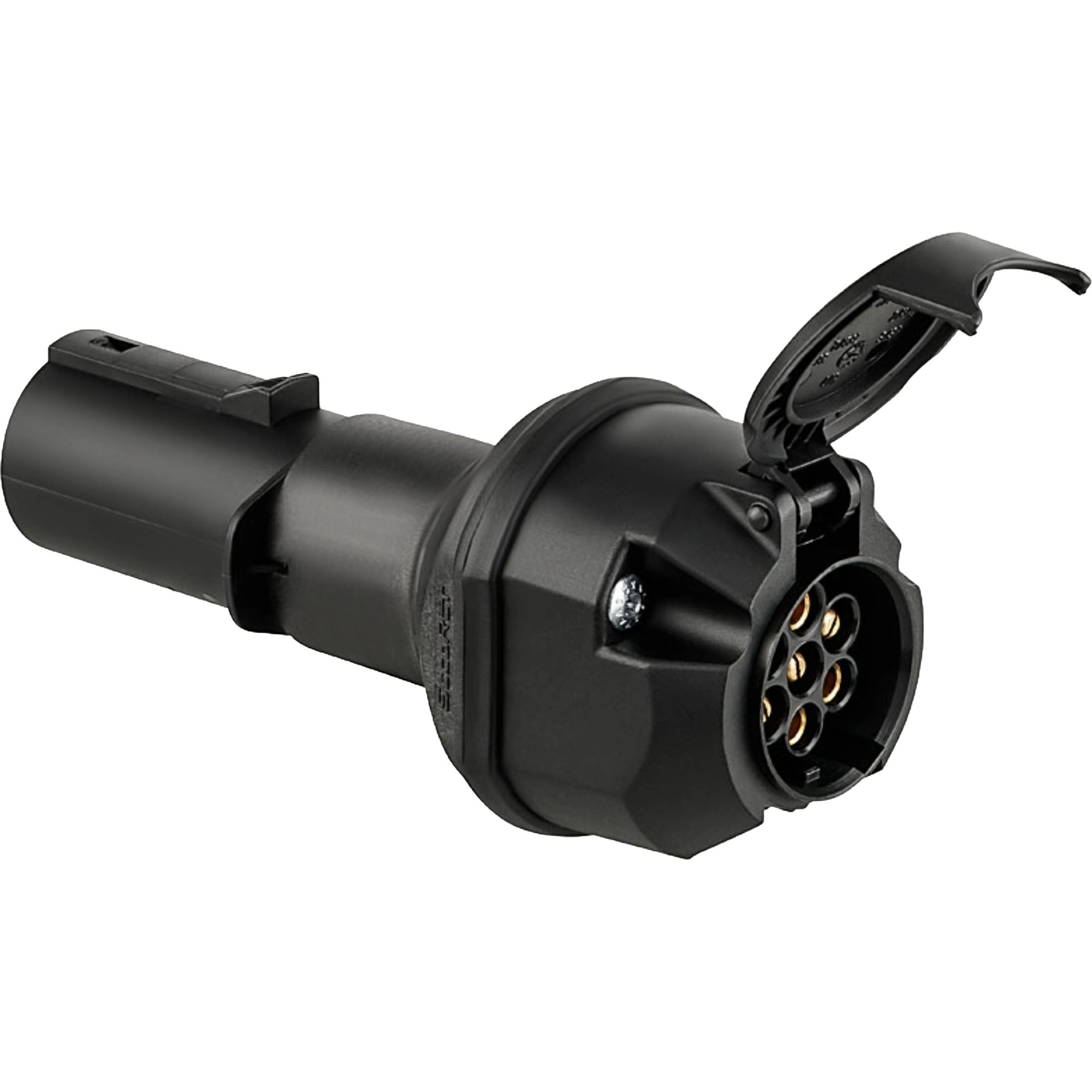 Voltage redzction device 24 V to  12 V 7 pole (ISO