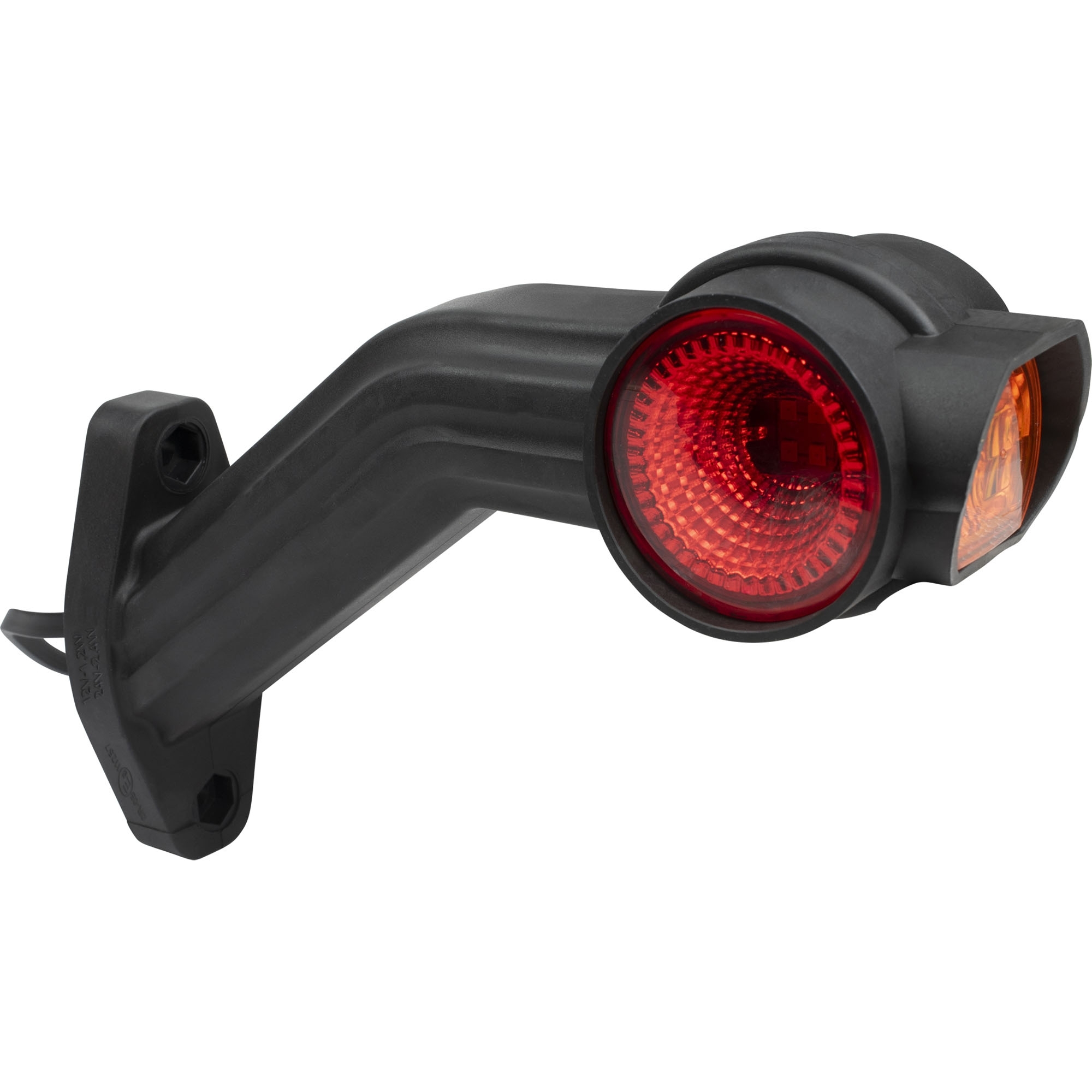 Positioning light with rubber arm, LED, right