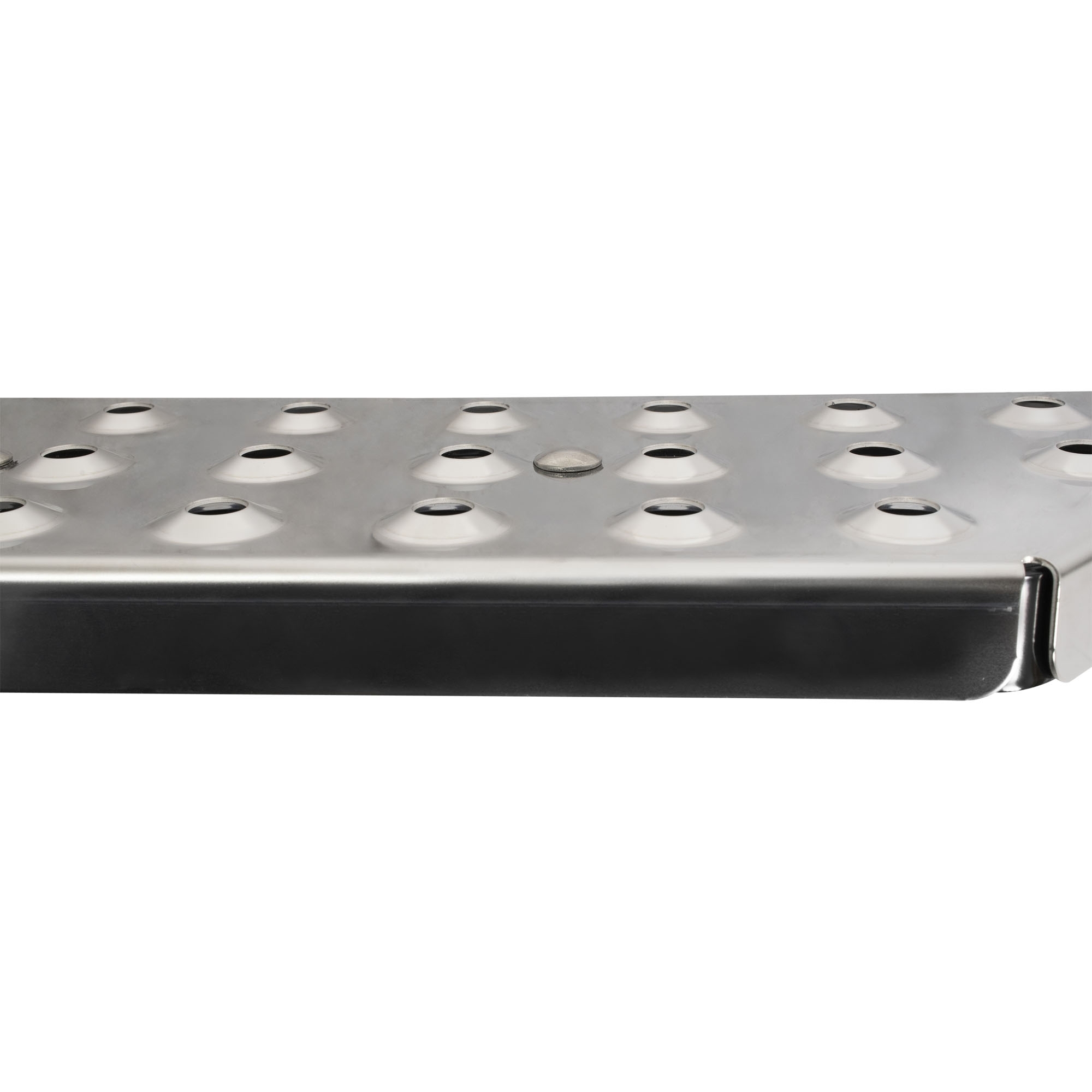 Step for hitch, stainless steel, width 1140 mm
